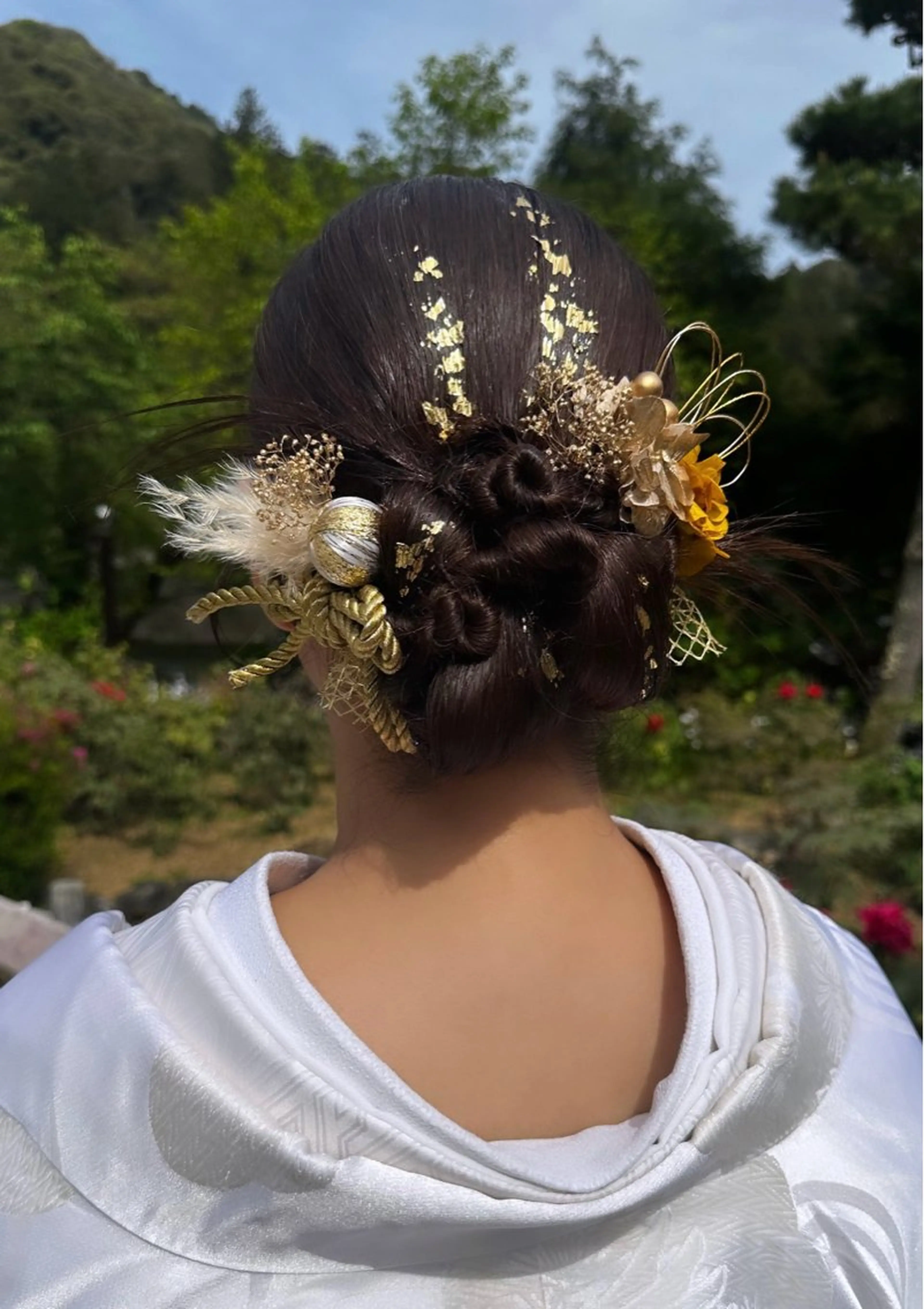 ロング ヘアアレンジ 結婚式・ブライダル 吉野 華乃のヘアスタイル