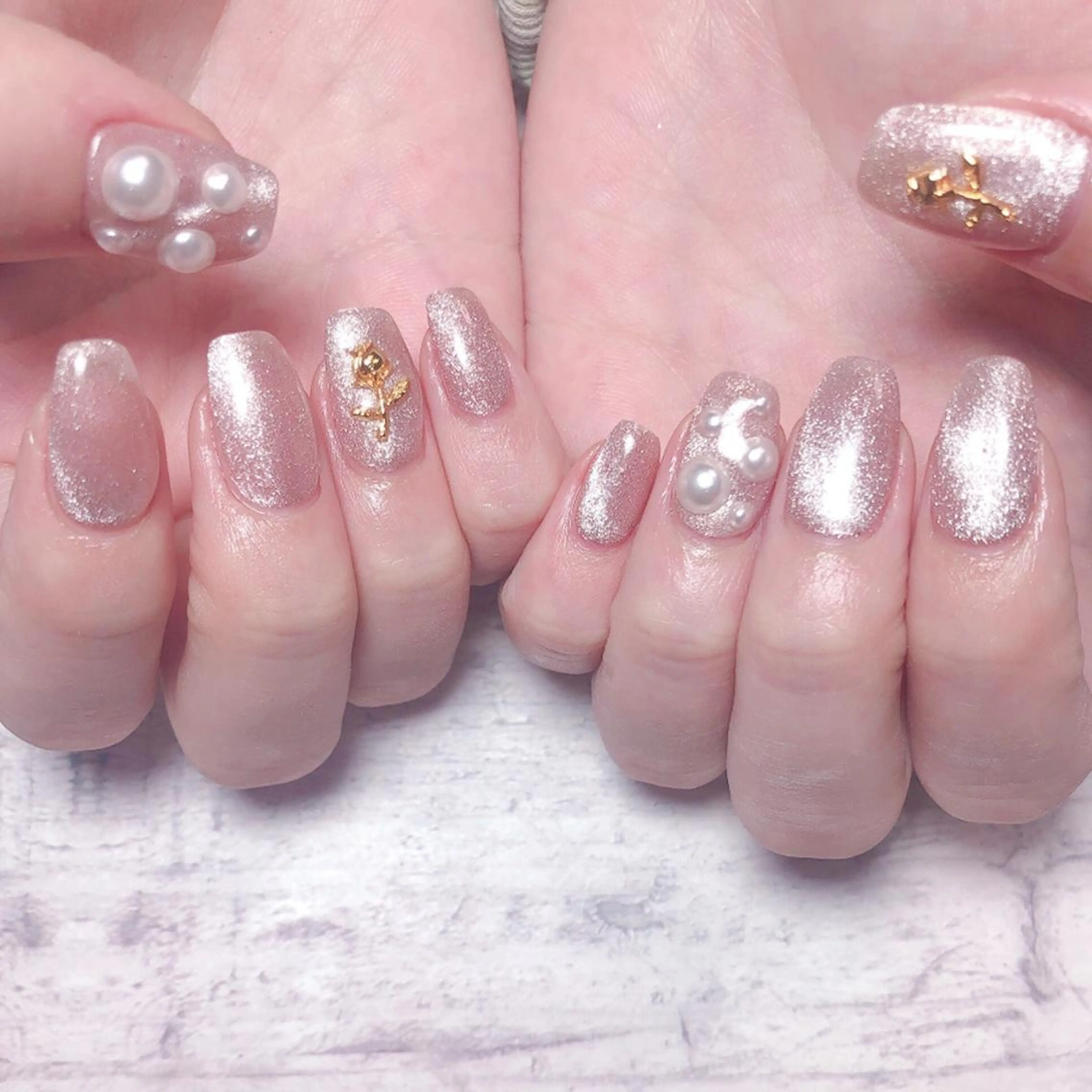 ネイル マグネットネイル DollyGirl KYOKOのネイルデザイン