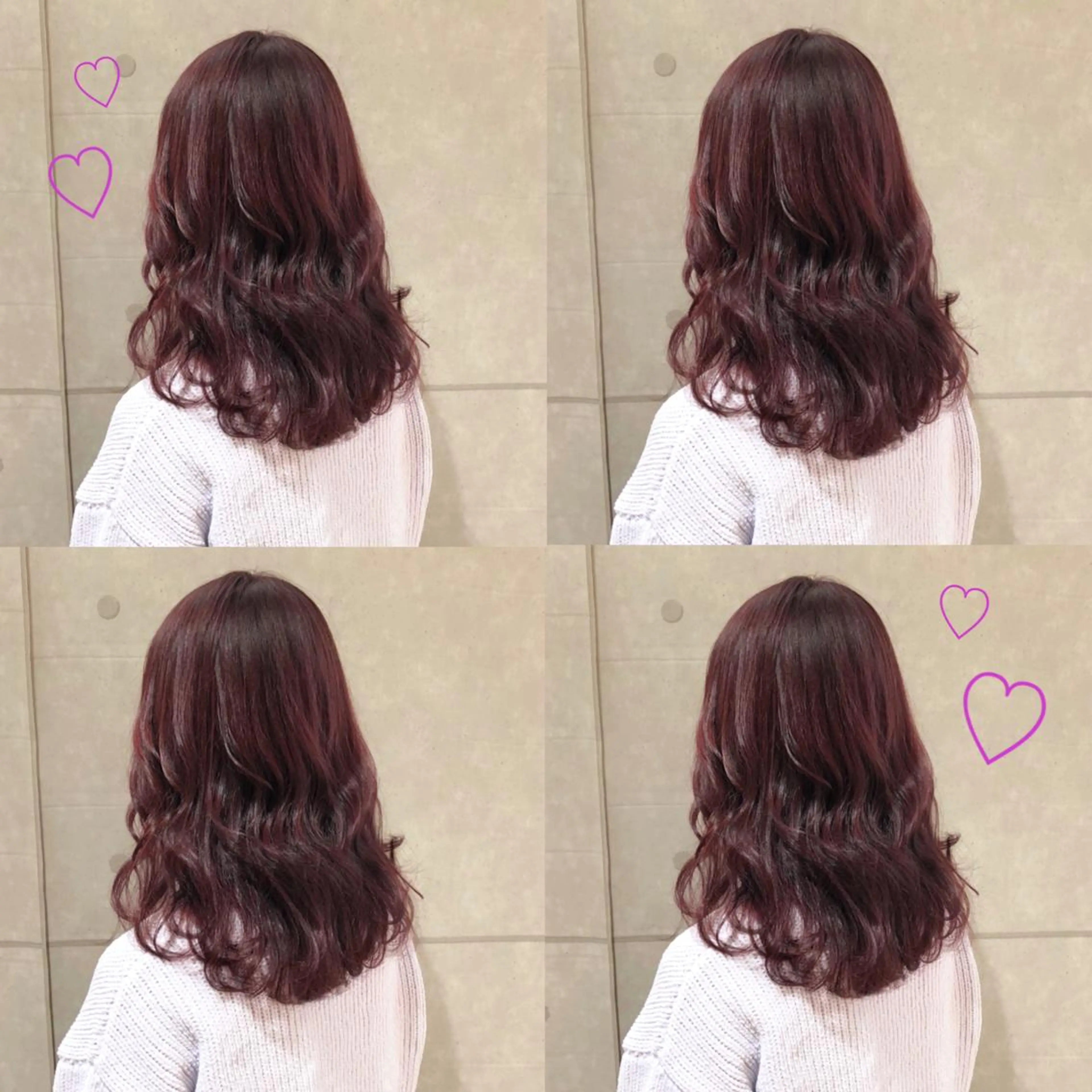 ミディアム カラー ブリーチ ブラウンカラー ブリーチなしカラー ピンクカラー ピンクブラウン 韓国ヘア得意❤︎森澤 悠佳のヘアスタイル