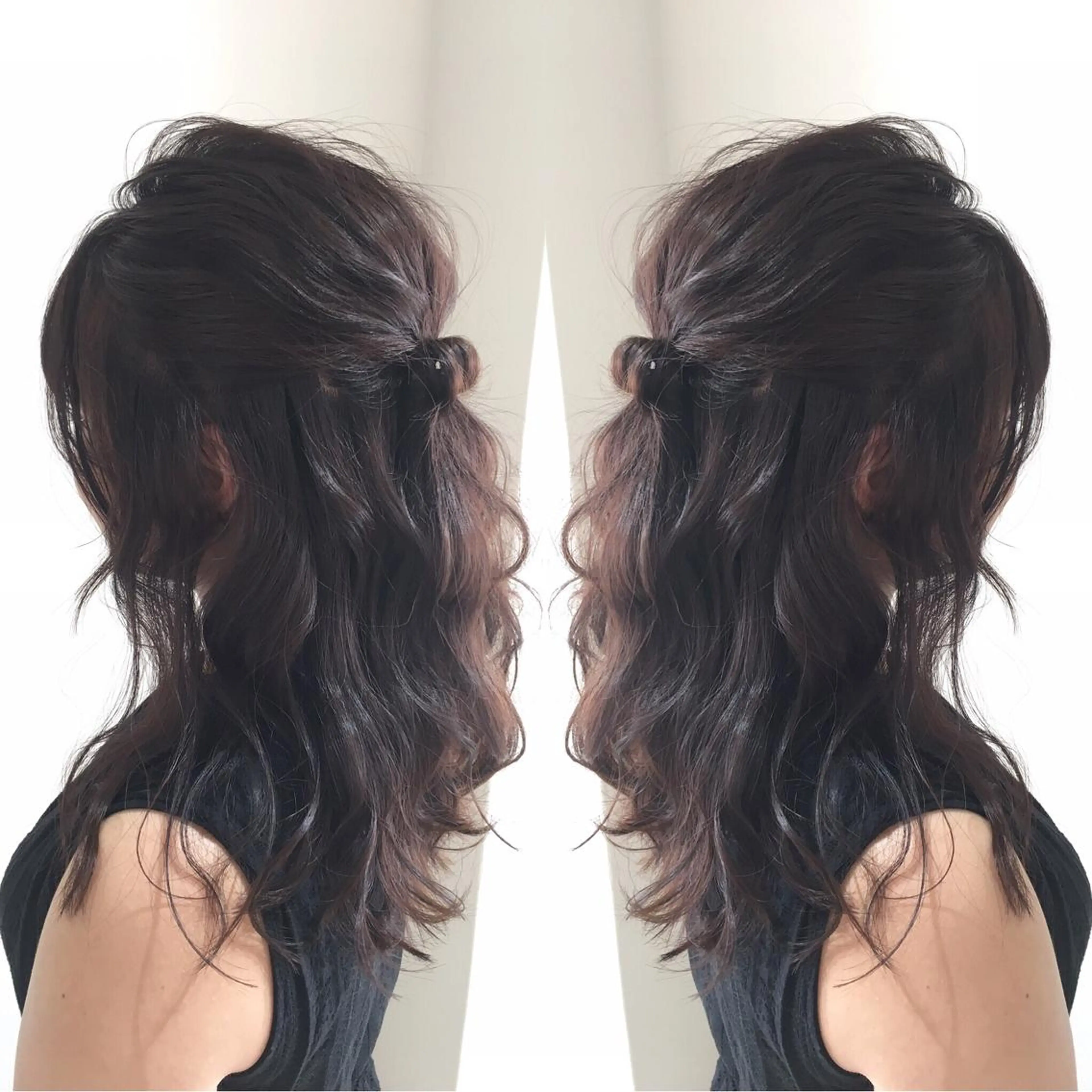 ロング カラー パーマ hair  design nico*  ヘアデザイン ニコ所属・中間 将人のヘアスタイル