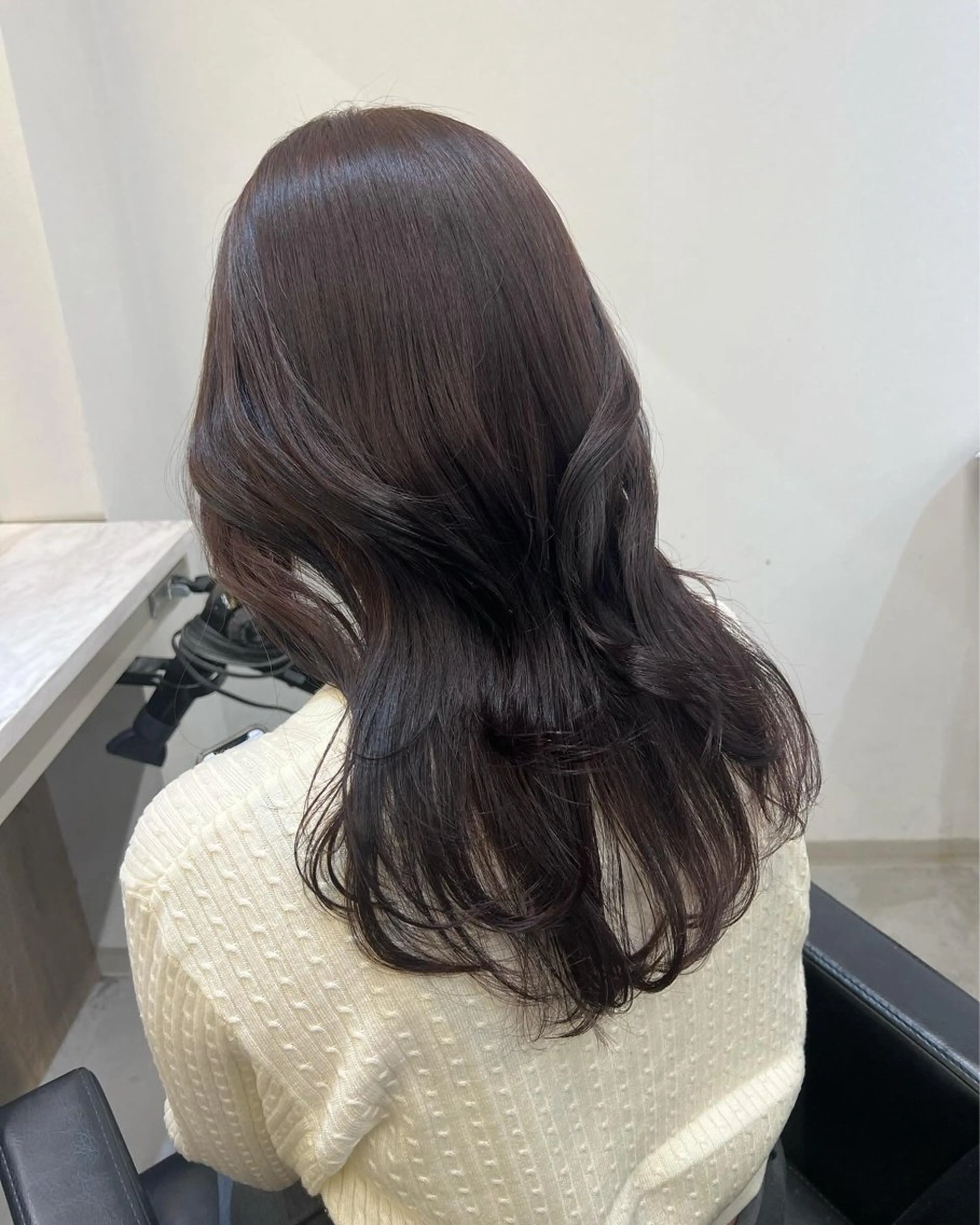 セミロング 韓国ヘア🇰🇷 YUKINAのヘアスタイル