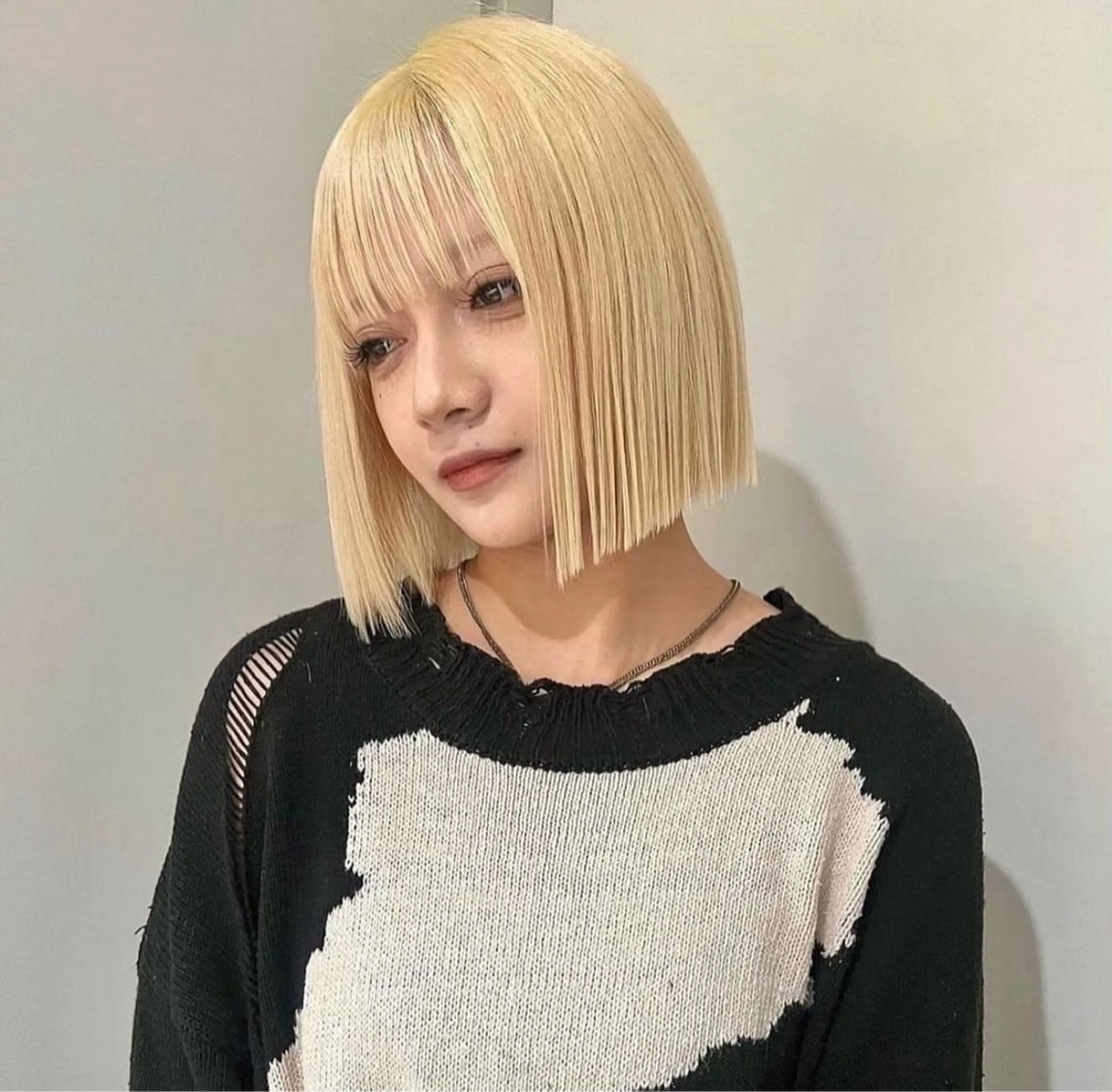 ミディアム ヘアカラー 【Pia】 セナ/ハイトーンのヘアスタイル