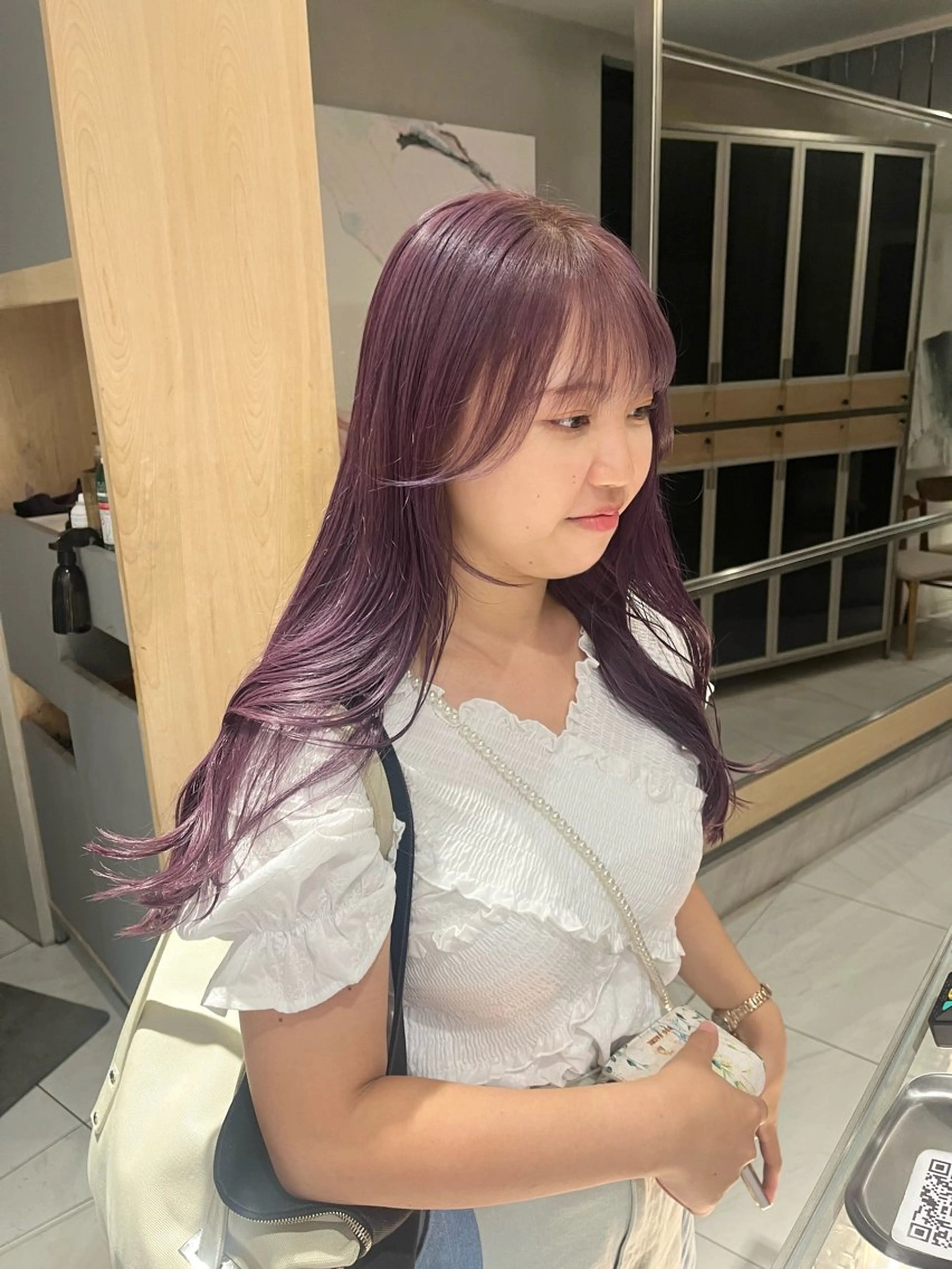 🤍ダメージ94%off🤍ケアブリーチ➕カラー➕spaシャンプー🧴🐩の写真