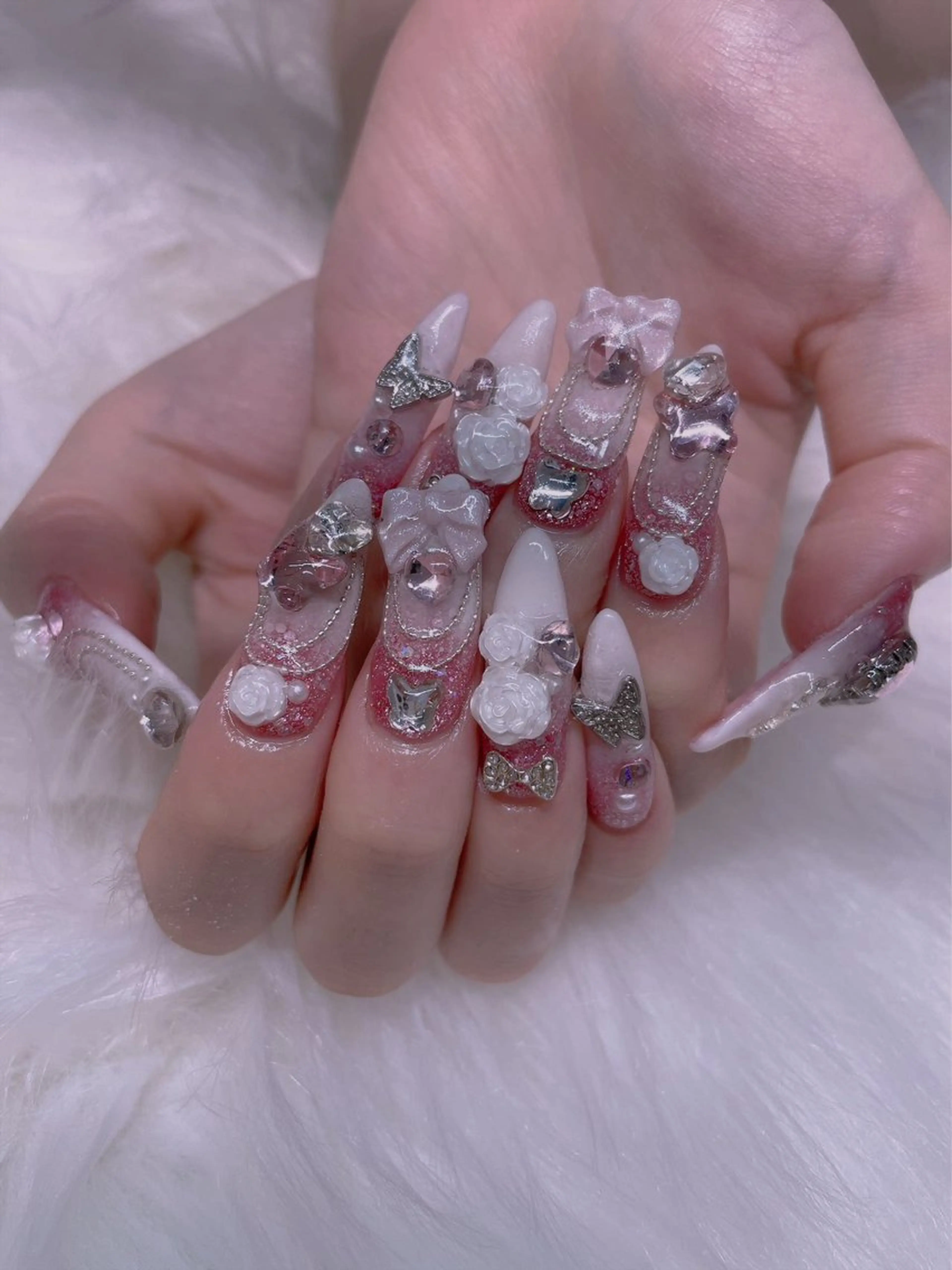 ネイル 長さだし専門店 M2　rikaのネイルデザイン