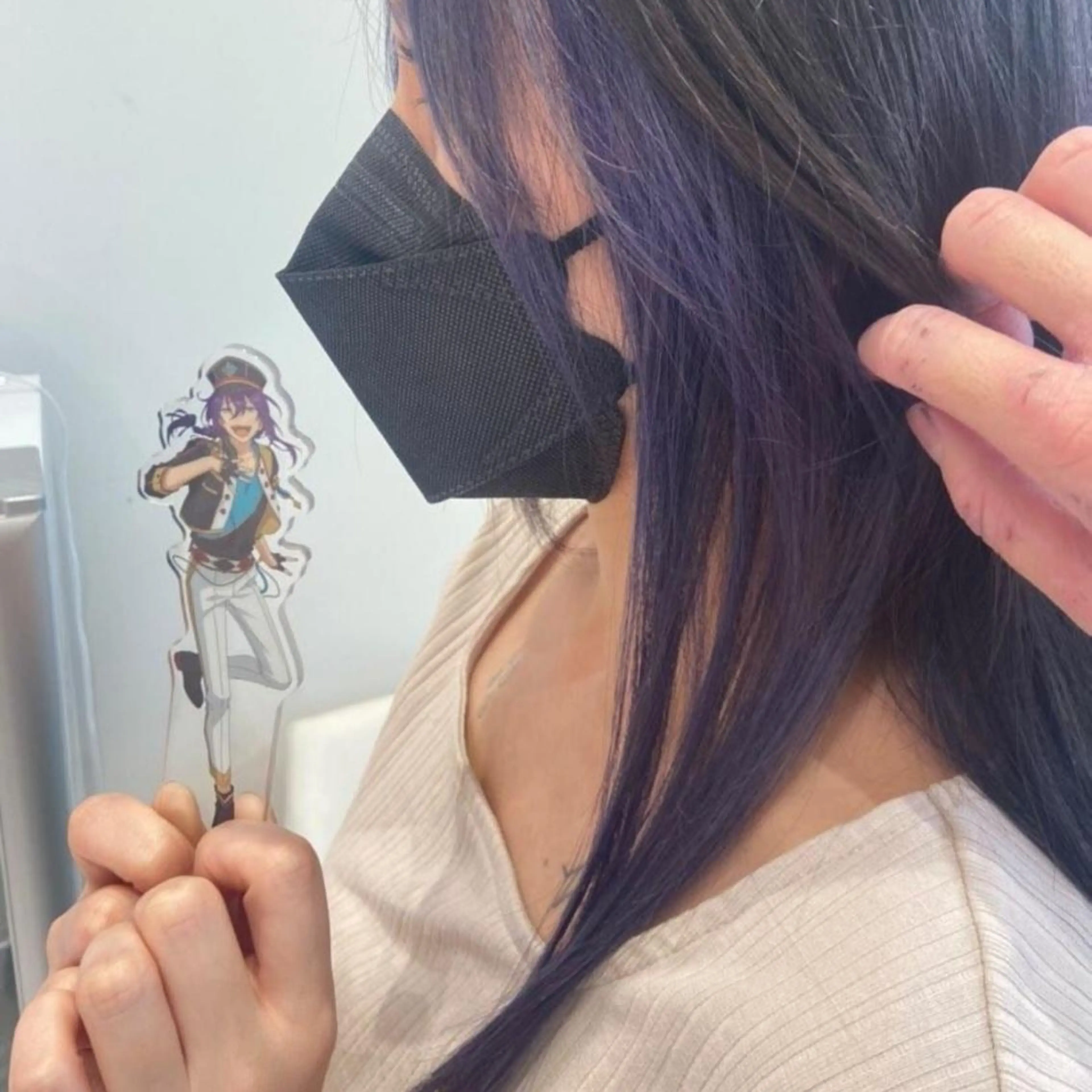 セミロング カラー あらげ 🌈推しカラー🌈ᵕのヘアスタイル