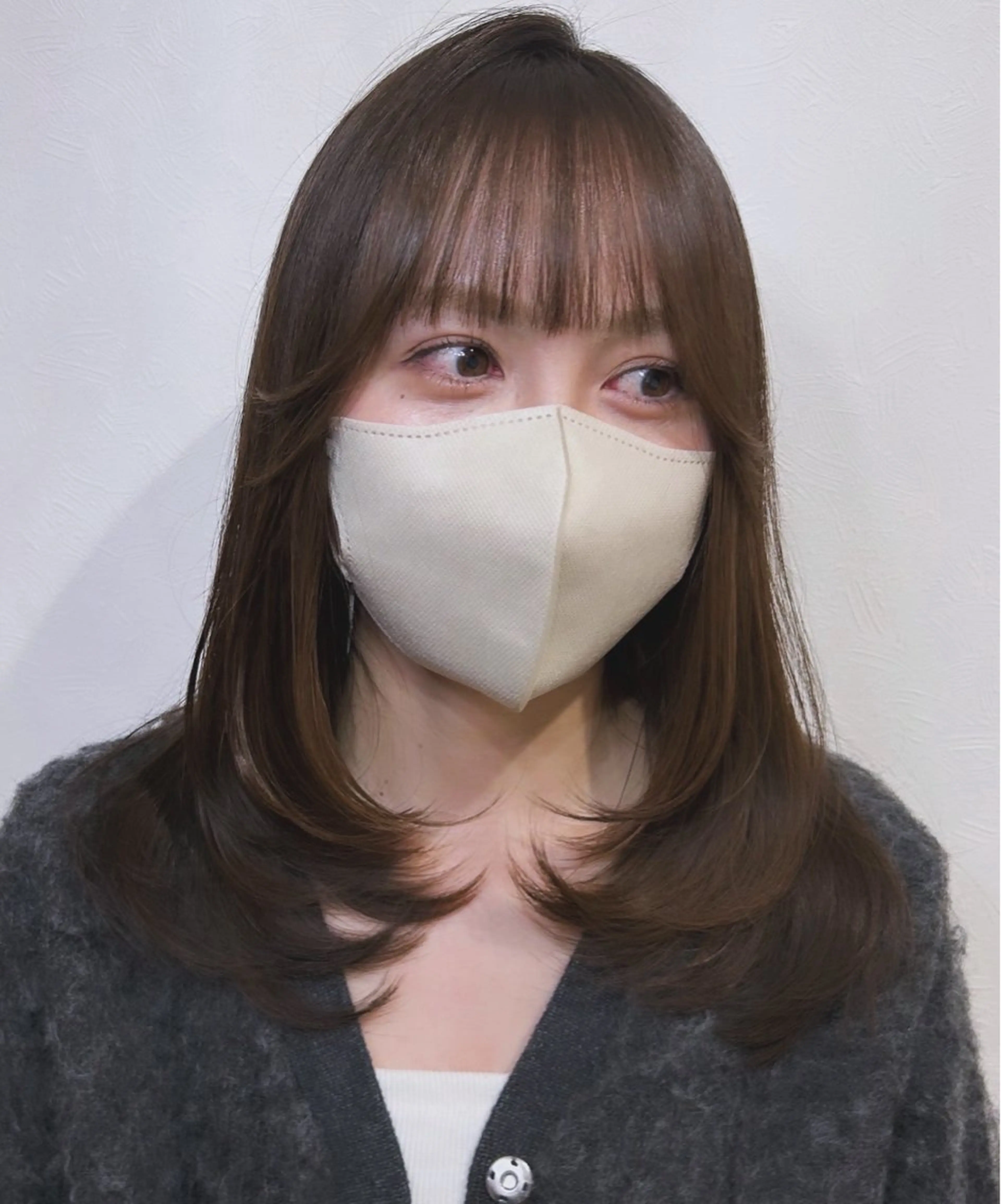 ロング カット ヘアカラー トリートメント 剣持友希/ifh iizuka/高崎のヘアスタイル