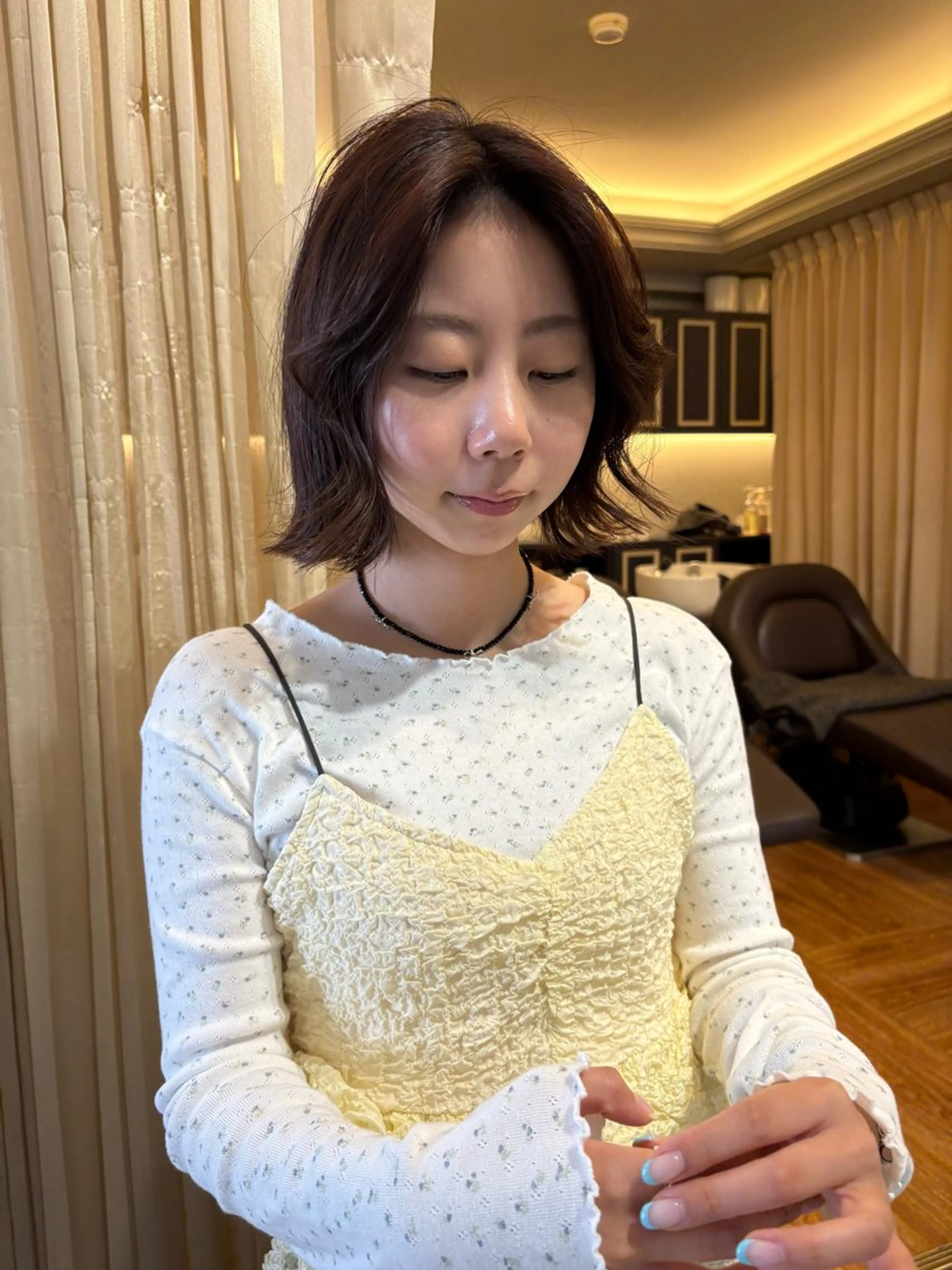 ショート カラー SIKI yuuna レイヤーカット🪽のヘアスタイル