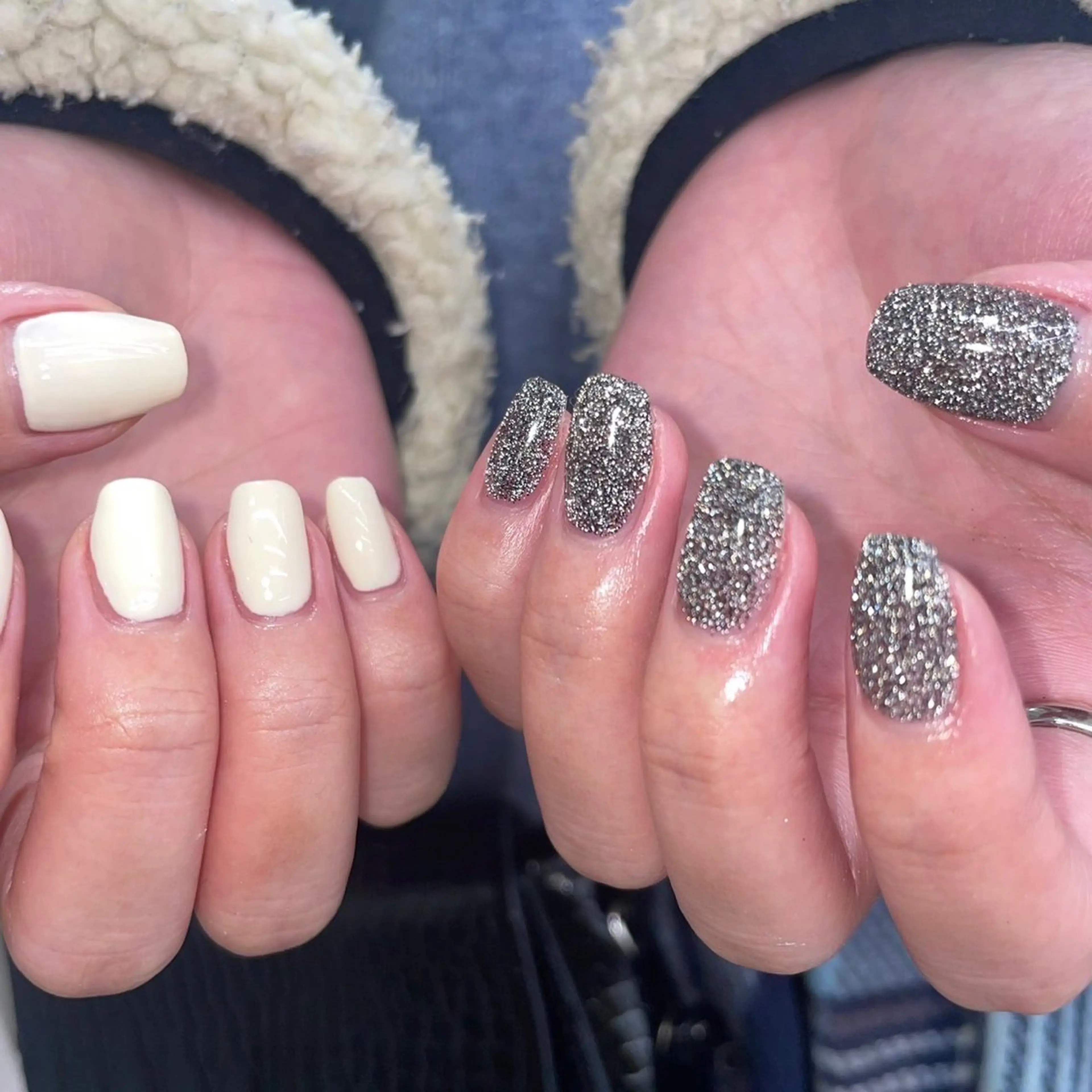 ネイル ラメ(グリッター) ワンカラーネイル ハンドネイル 横山 実奈 /nail/梅田のネイルデザイン