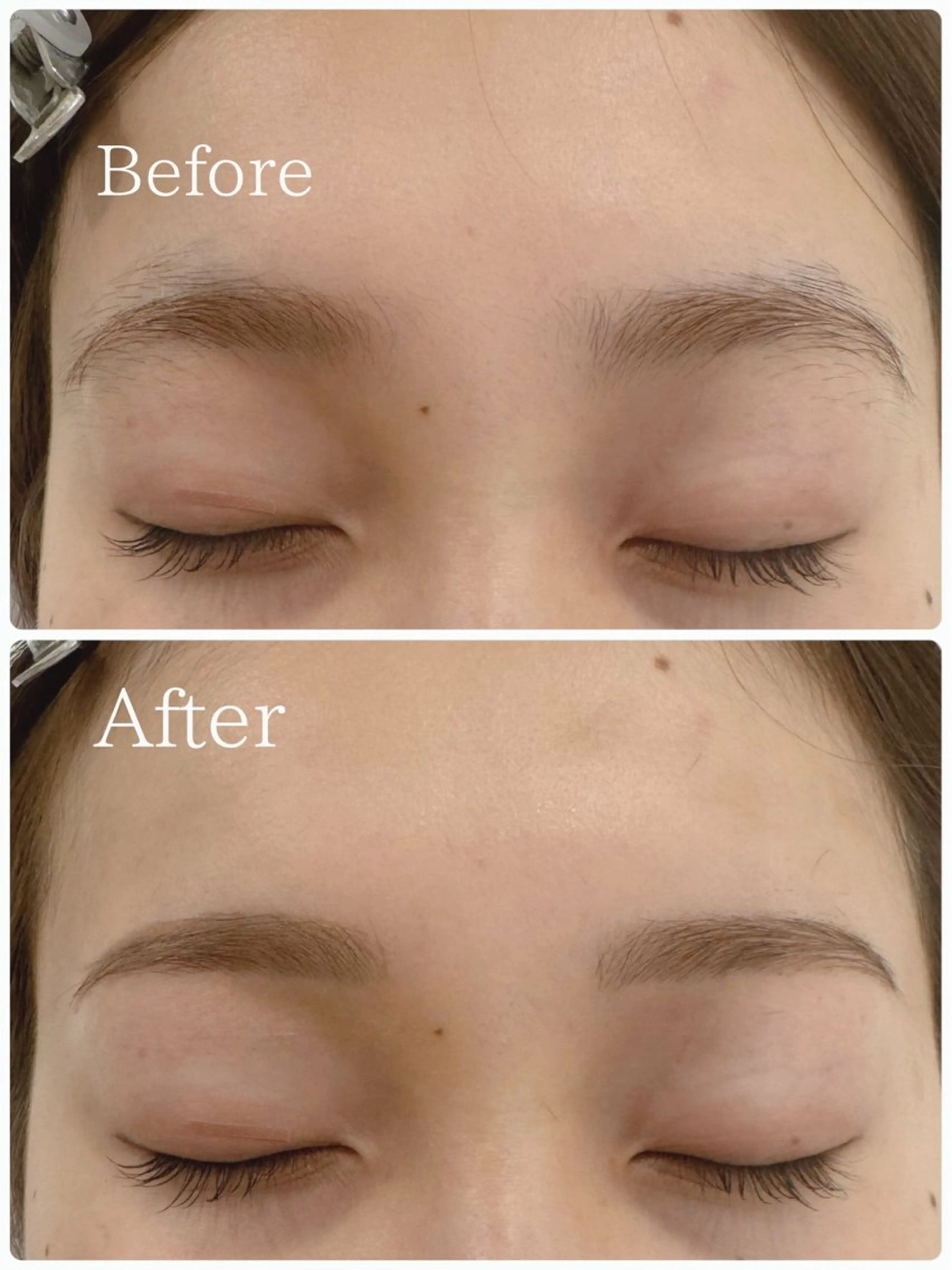 【ミニモ限定✴︎眉ケアトリートメント（眉ワックス）💫】お仕上げメイク込み🪞🪄︎︎￥6,050→￥5,500の写真