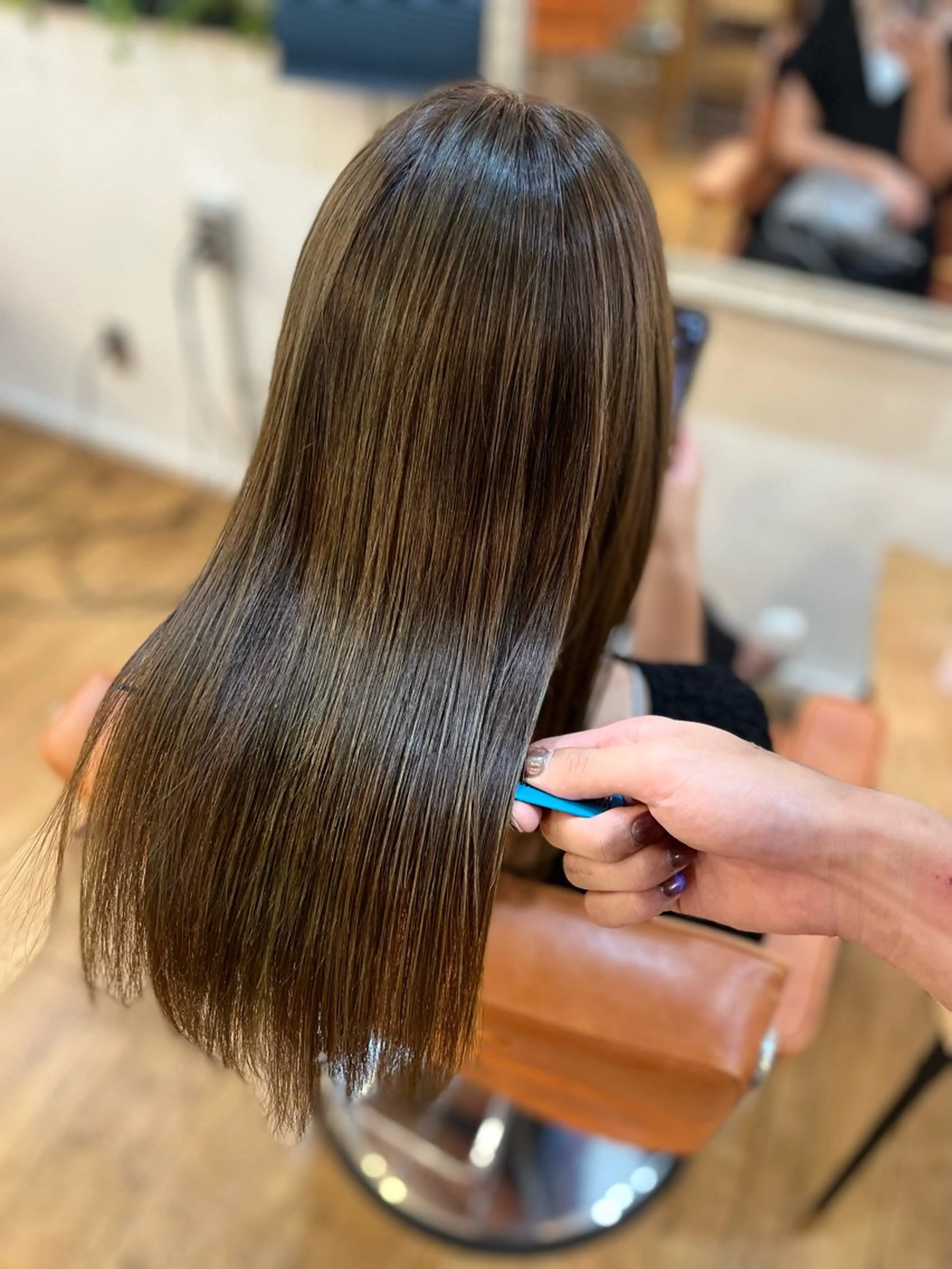 セミロング ⚪️髪質改善 縮毛 店長 コウ⚪️のヘアスタイル