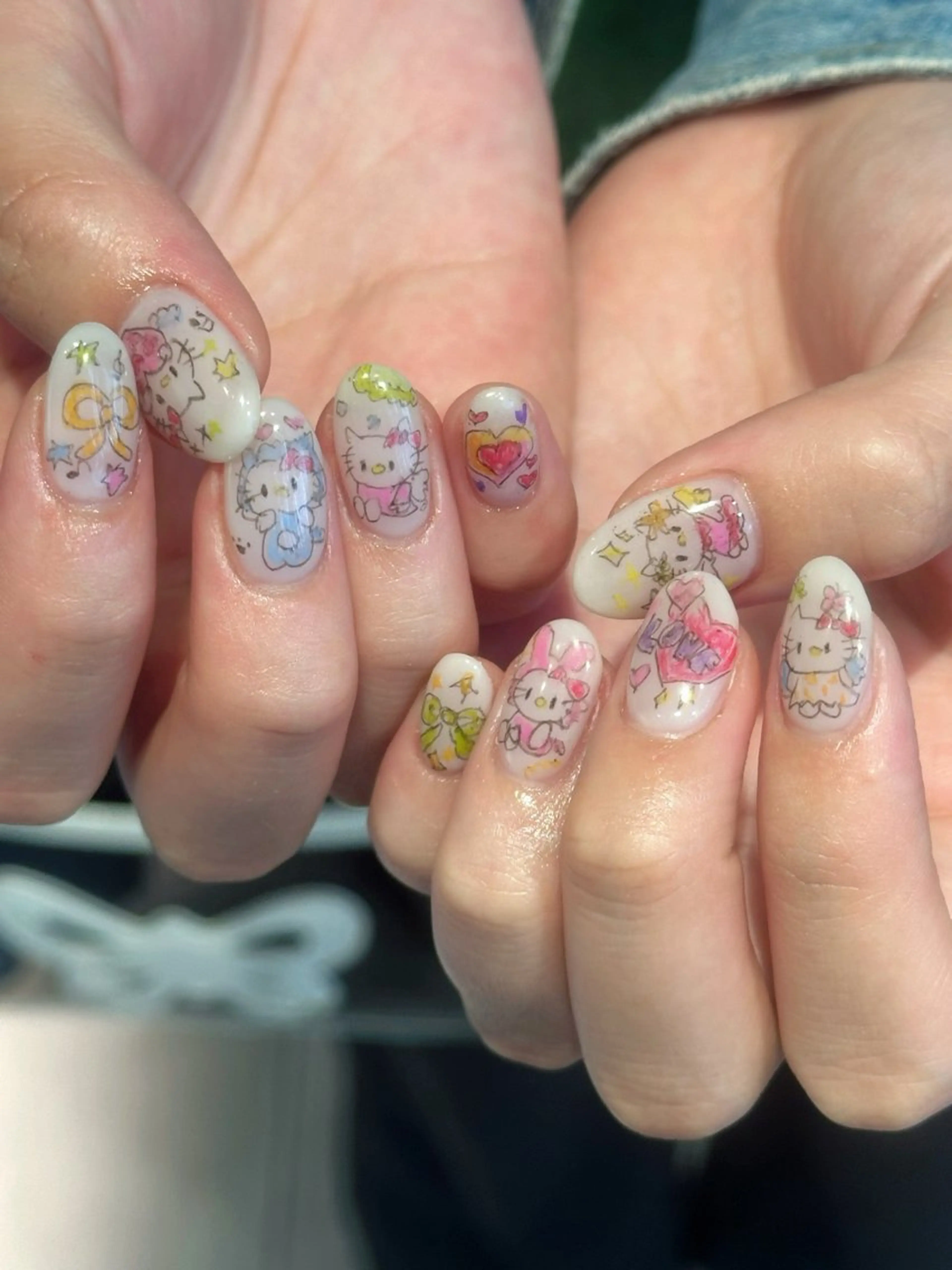 ネイル ハイトーン特化 pepe🎀のヘアスタイル