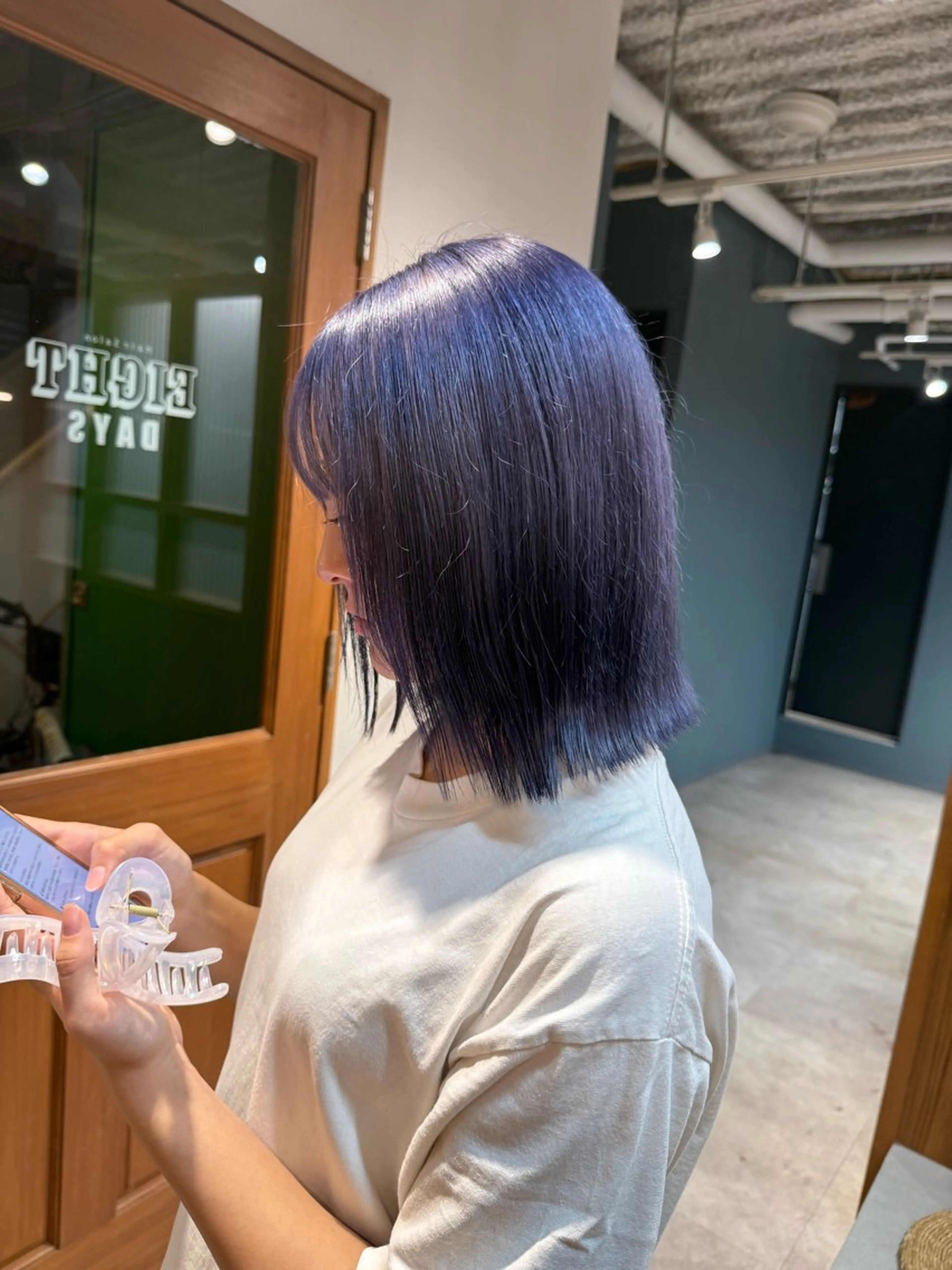 カラー ブリーチ カット ヘアカラー トリートメント 🎀 夏秋🎀のヘアスタイル