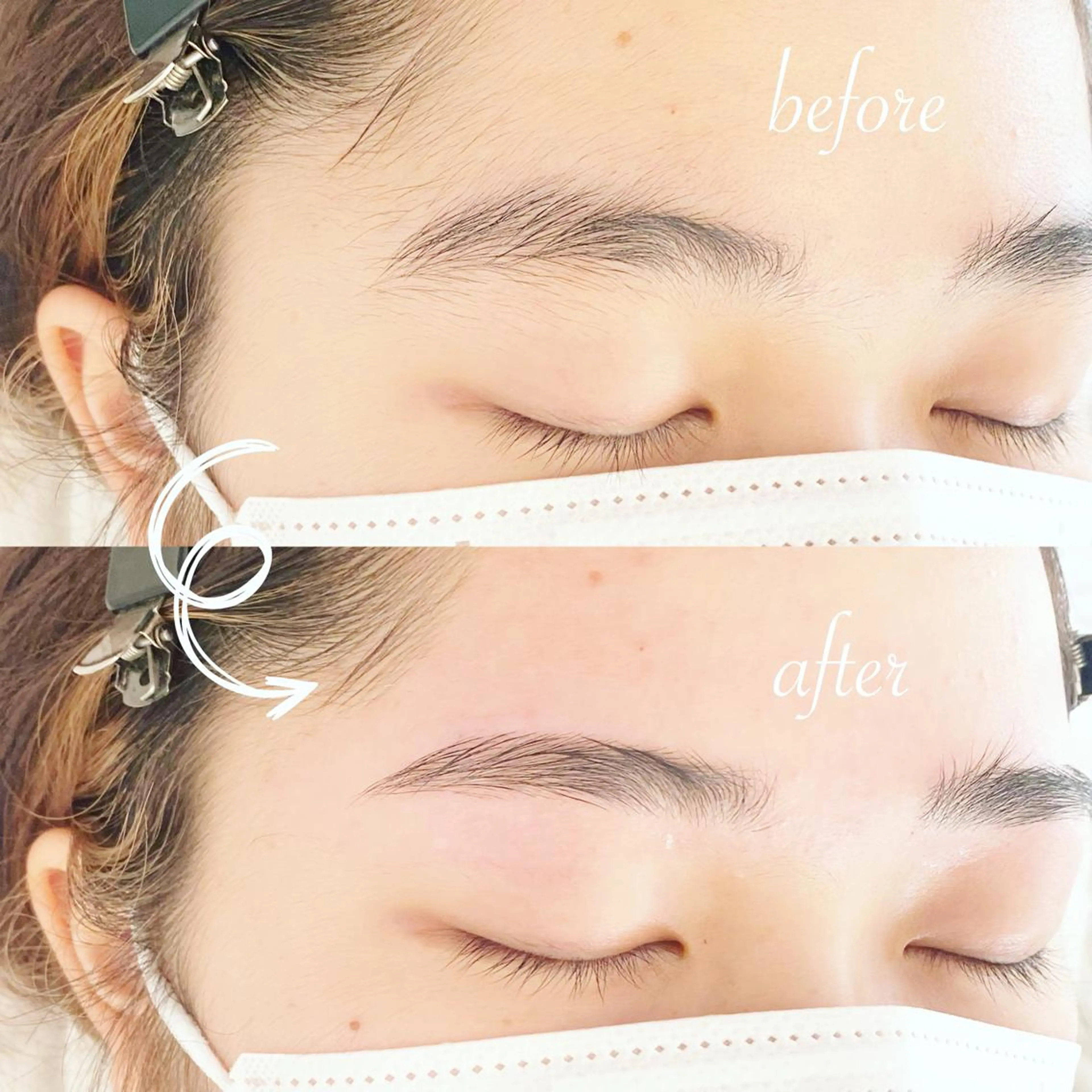 マツエク・マツパ アイブロウ 𝙈𝙊𝙔𝙐🎀 韓国風/束感まつ毛のマツエク・マツパデザイン