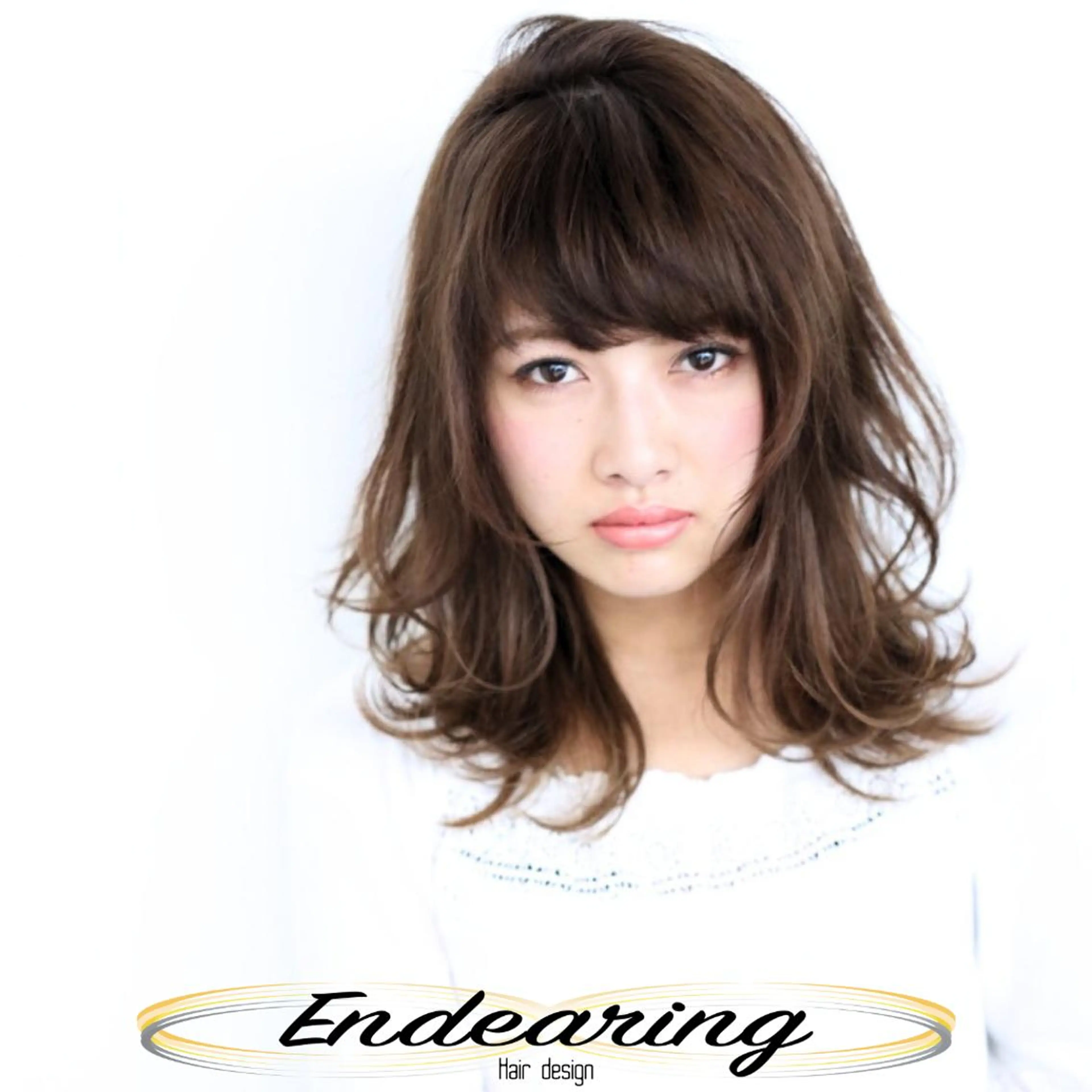 カラー ベージュカラー 透明感カラー カット ヘアカラー Endearing 銀座/レイヤーカットのヘアスタイル