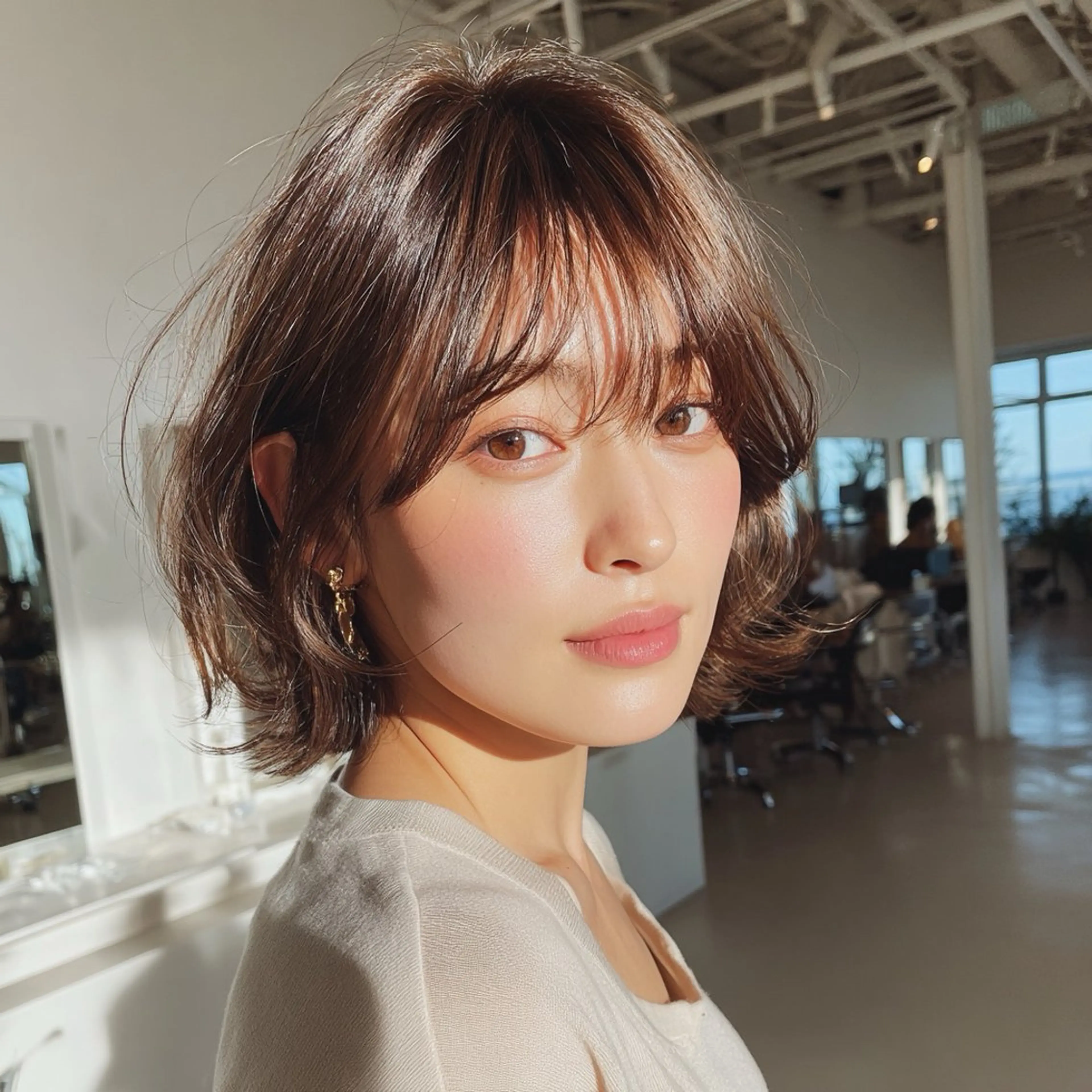 ミディアム 🍑Kubu🍀 Momo🍑のヘアスタイル