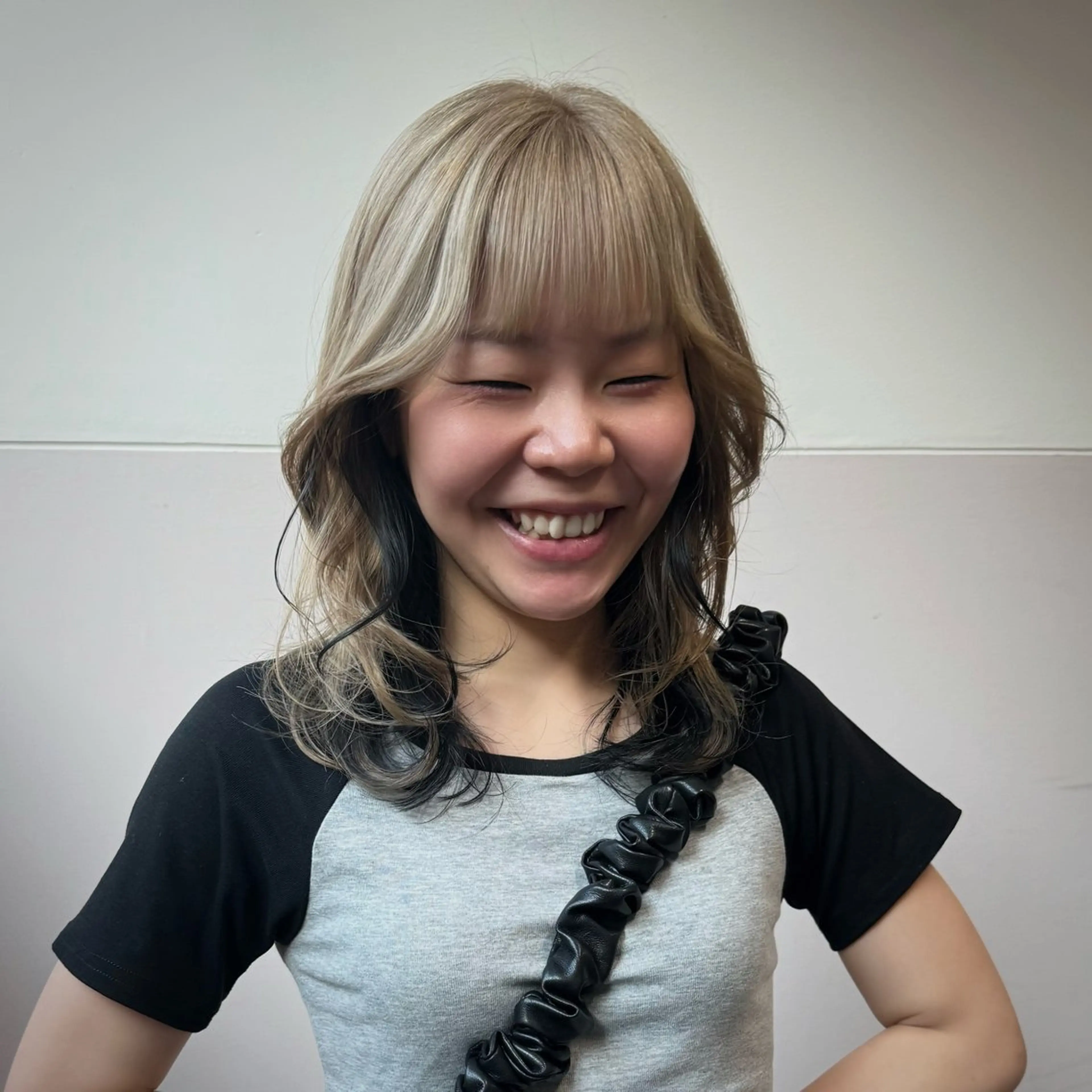 ミディアム INORI @de2poのヘアスタイル