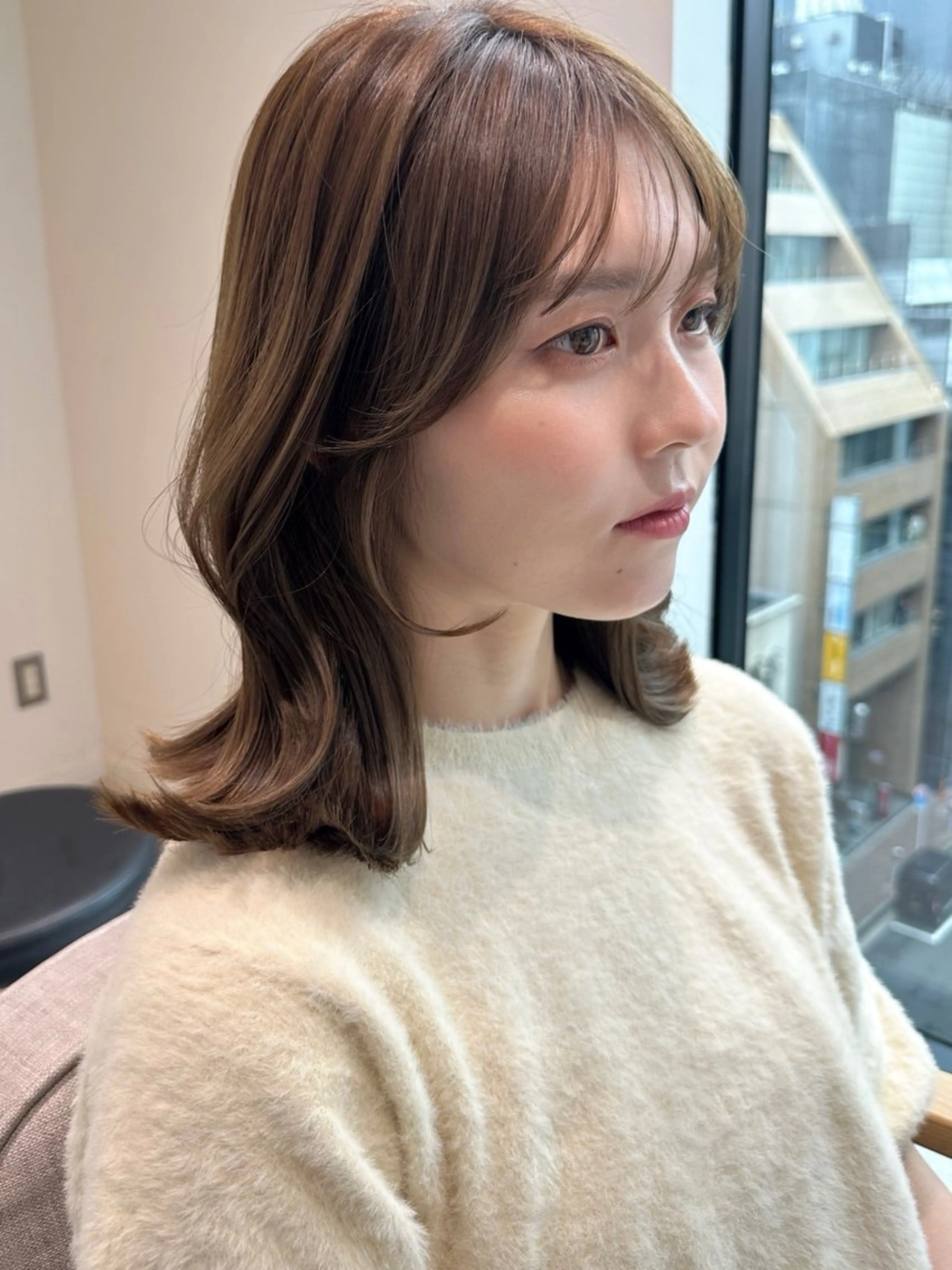 ミディアム カラー カット トリートメント take/ショート& レイヤーカット/銀座のヘアスタイル