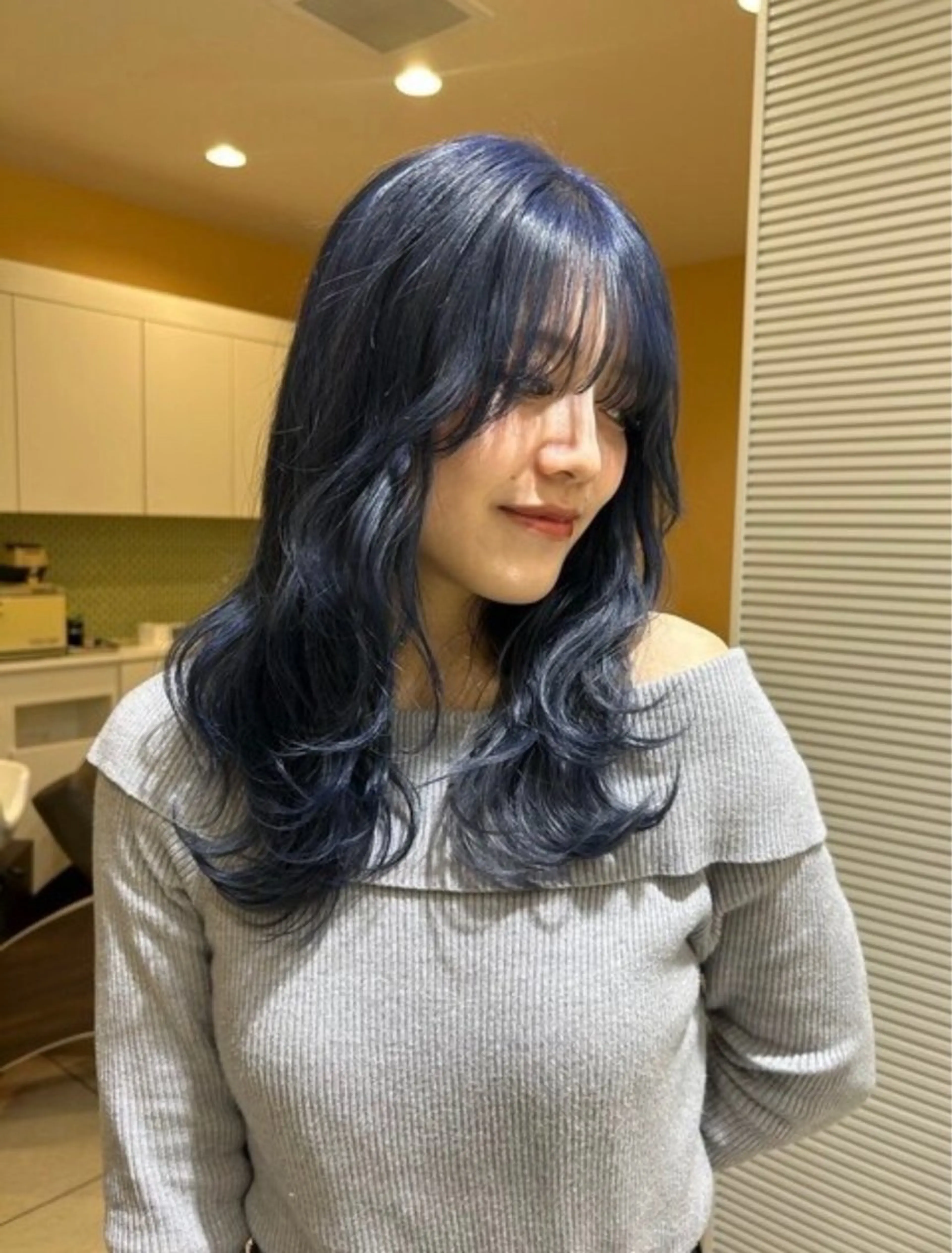 セミロング カラー カット ヘアカラー トリートメント レイヤー/透明感 /髪質改善/ほのかのヘアスタイル