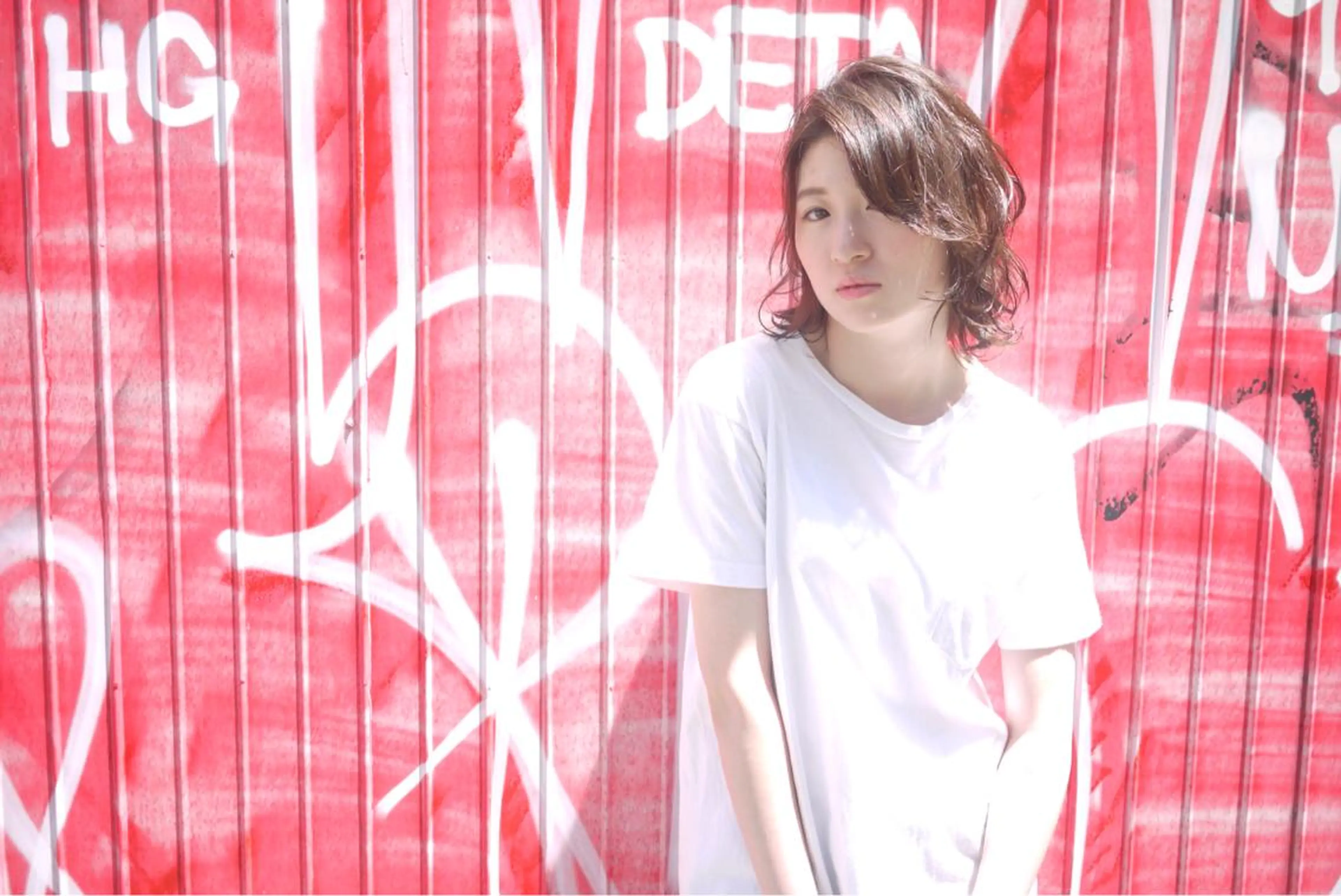 ミディアム パーマ 【guild】眞島 縮毛矯正のヘアスタイル