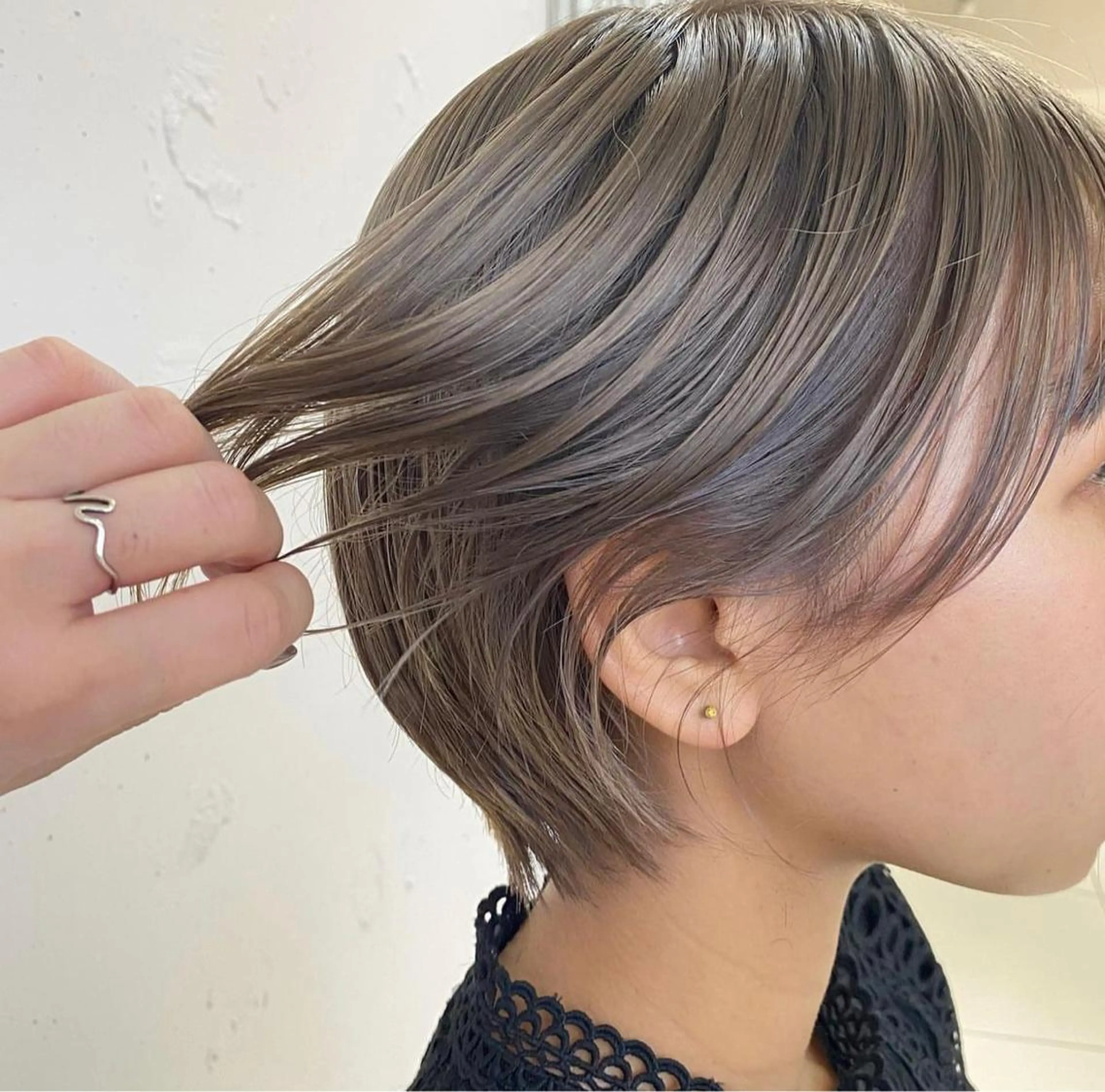 ショート くびれボブレイヤー 渋谷/kougaのヘアスタイル