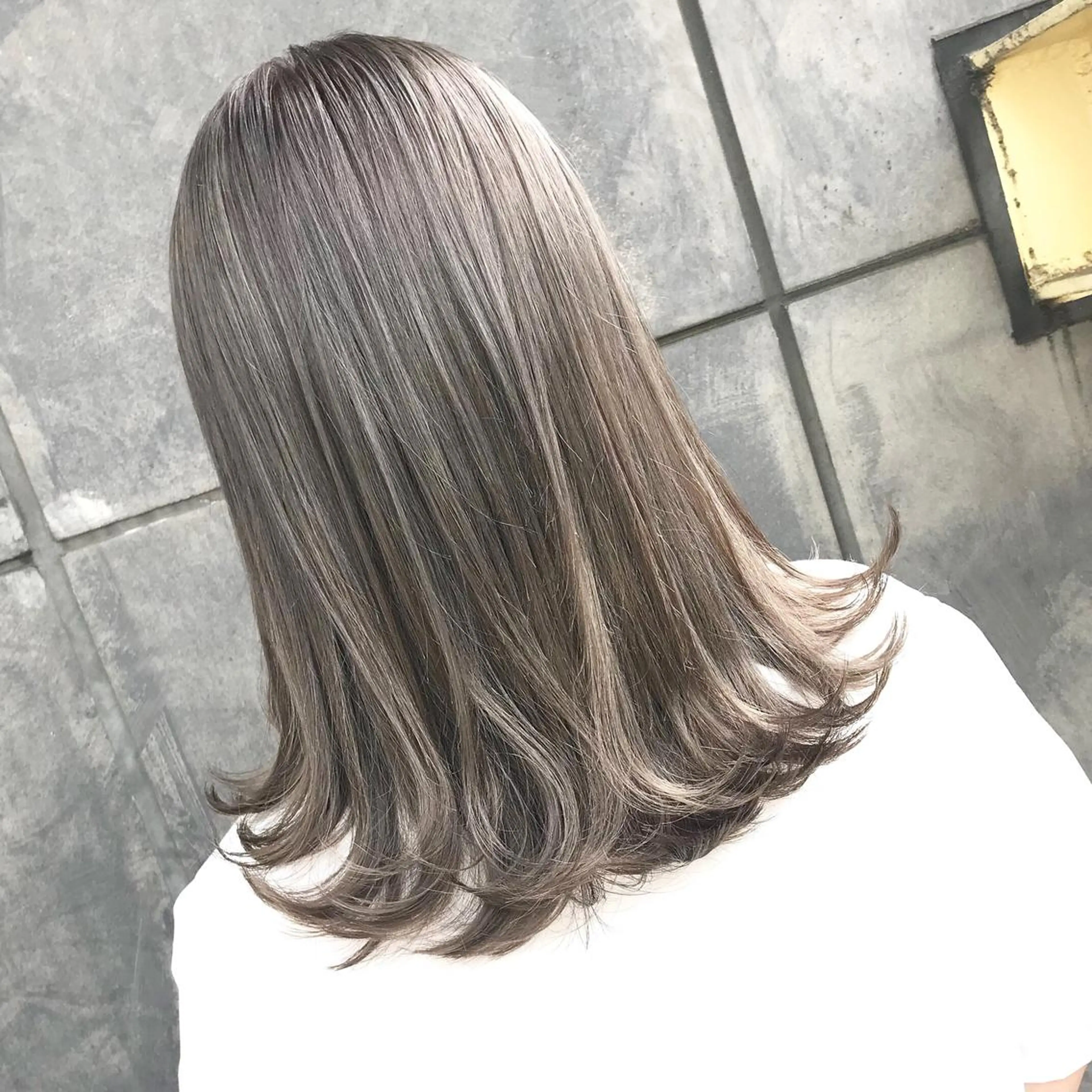 ミディアム No1韓国風レイヤー &カチモリ✨ /サキのヘアスタイル