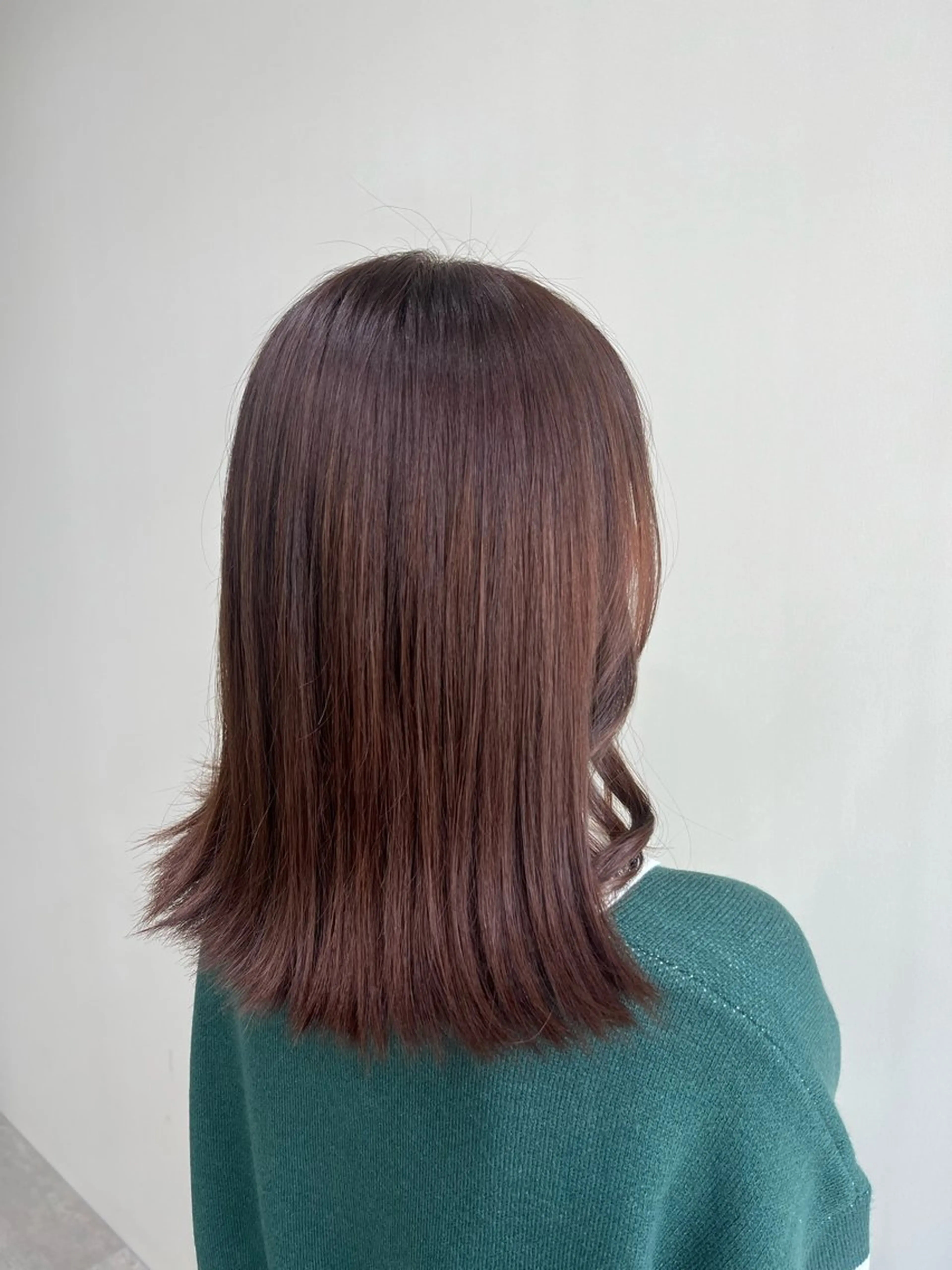 ミディアム カラー ヘアカラー トリートメント haruhi/暖色 ☀️透明感カラーのヘアスタイル