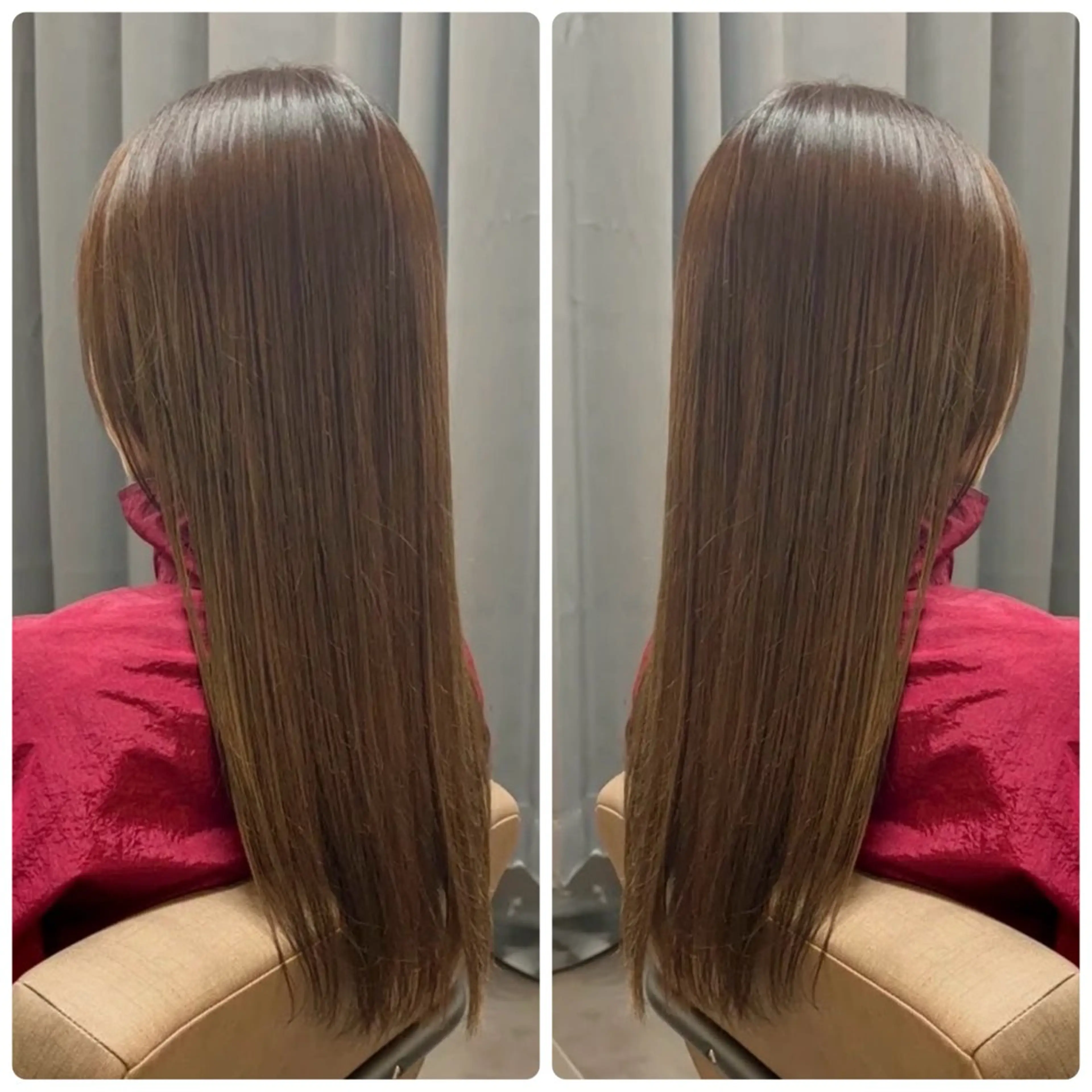 ロング カラー 石川 晴那のヘアスタイル