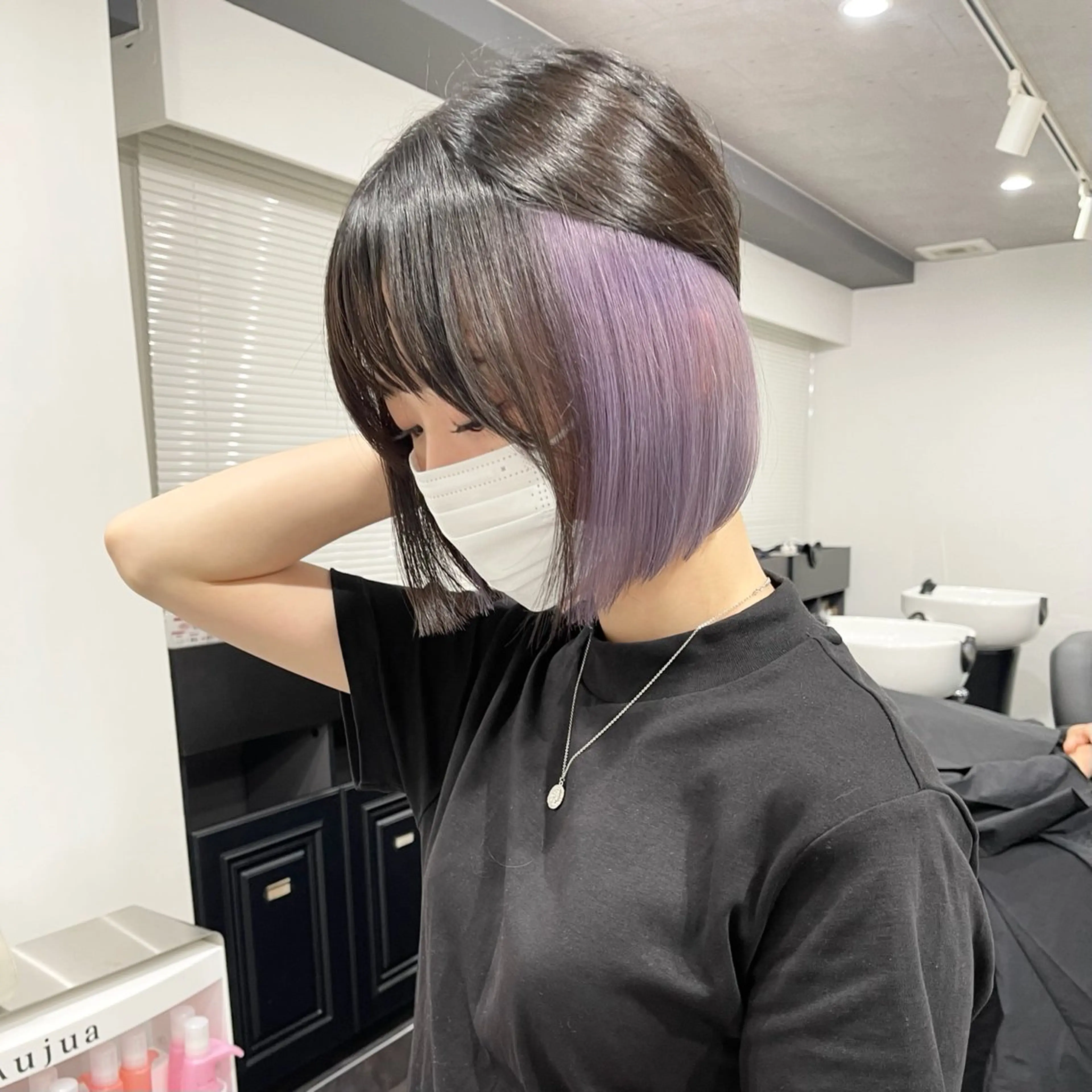 【‼️当日予約限定‼️】🌟ダブルカラー（1ブリーチ✕カラー）🌟2stepトリートメント🌟インナーカラー🌟の写真