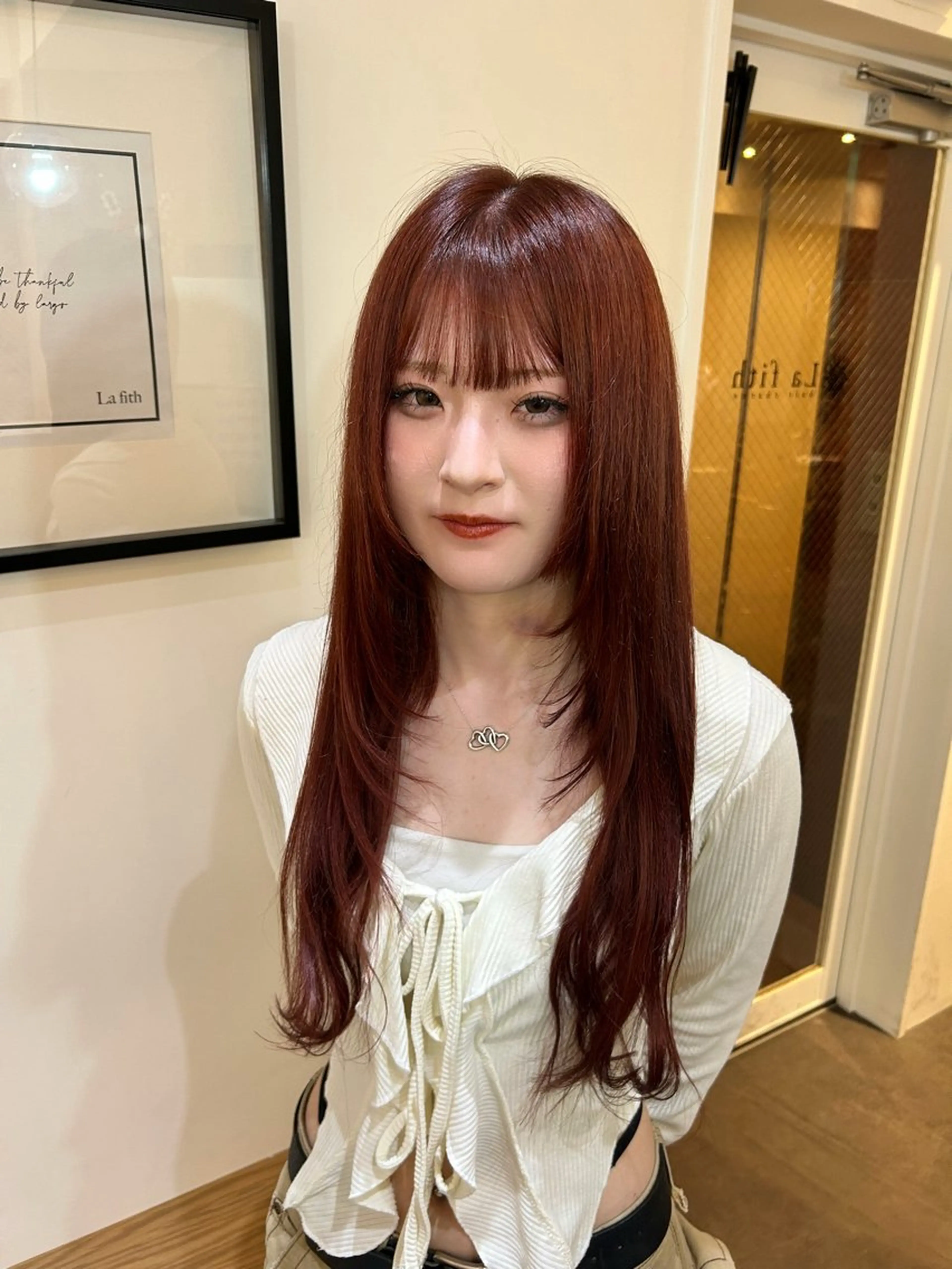 春カラーにもおすすめ🌸カット&ツヤ【暖色カラー🍒】の写真