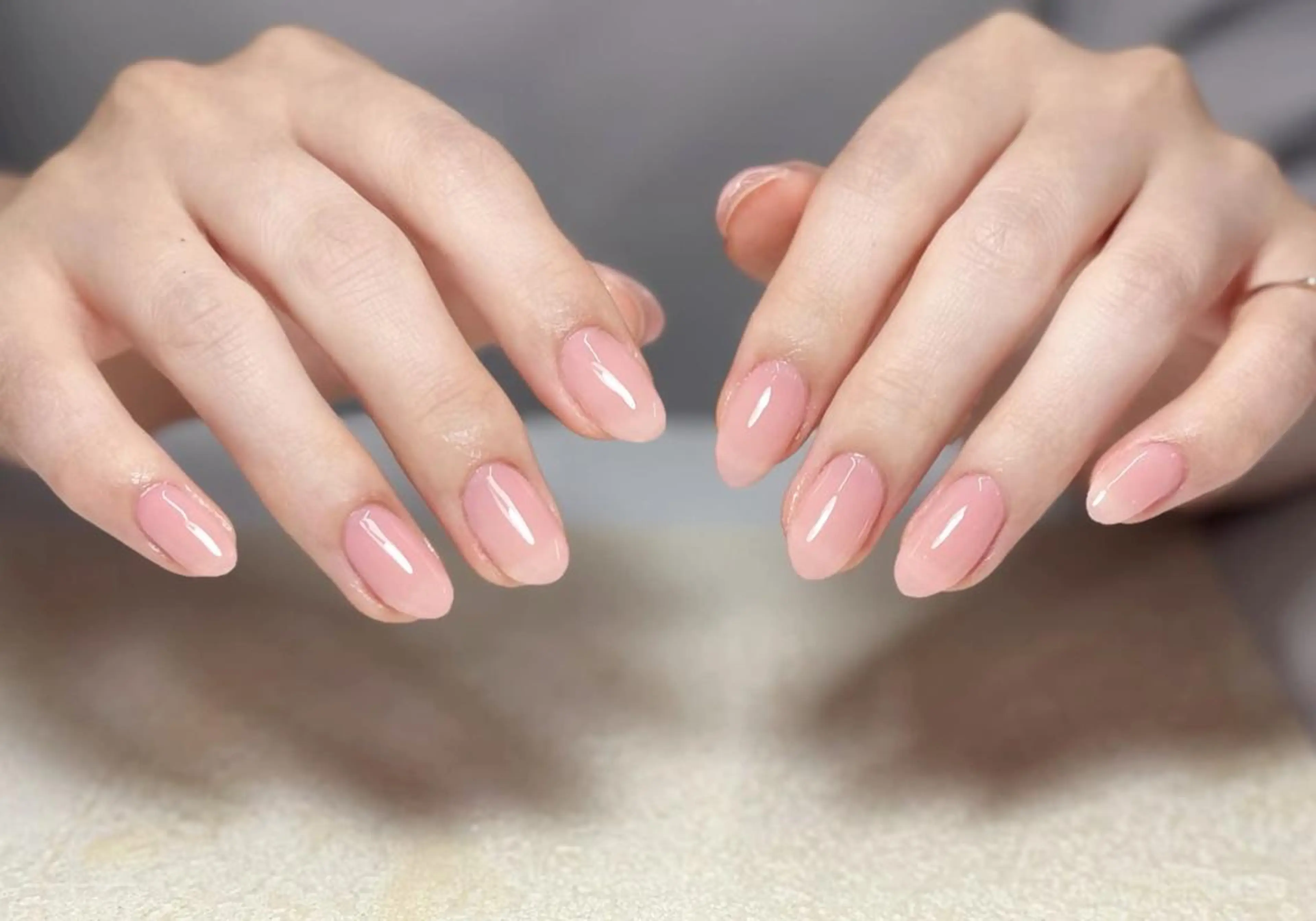 【新規オフ無料】【自爪】ワンカラー or ラメン (オフ選択)の写真