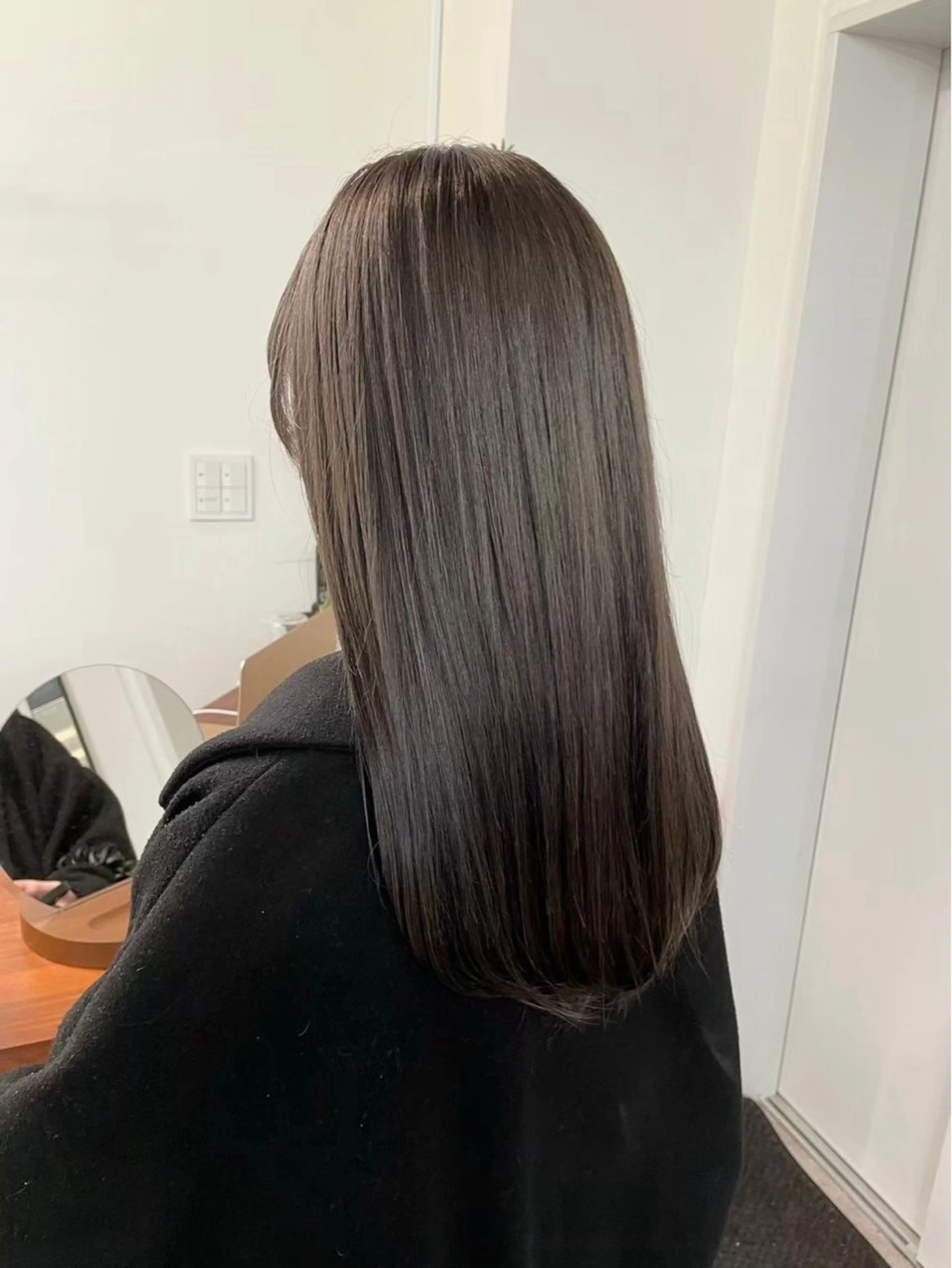 ロング 縮毛矯正 🫧‪縮毛矯正￤ ストパ_響🫧👑のヘアスタイル