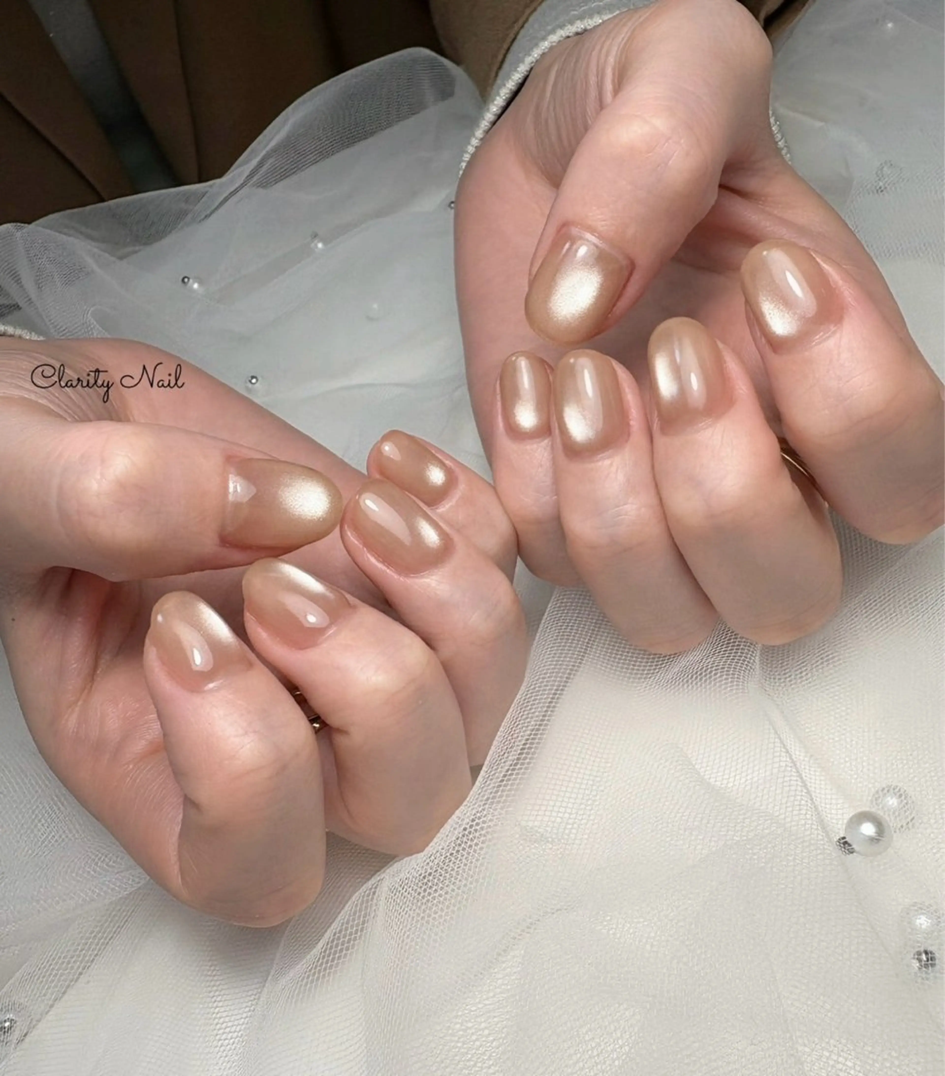 ネイル ワンカラーネイル ハンドネイル Clarity Nailのネイルデザイン