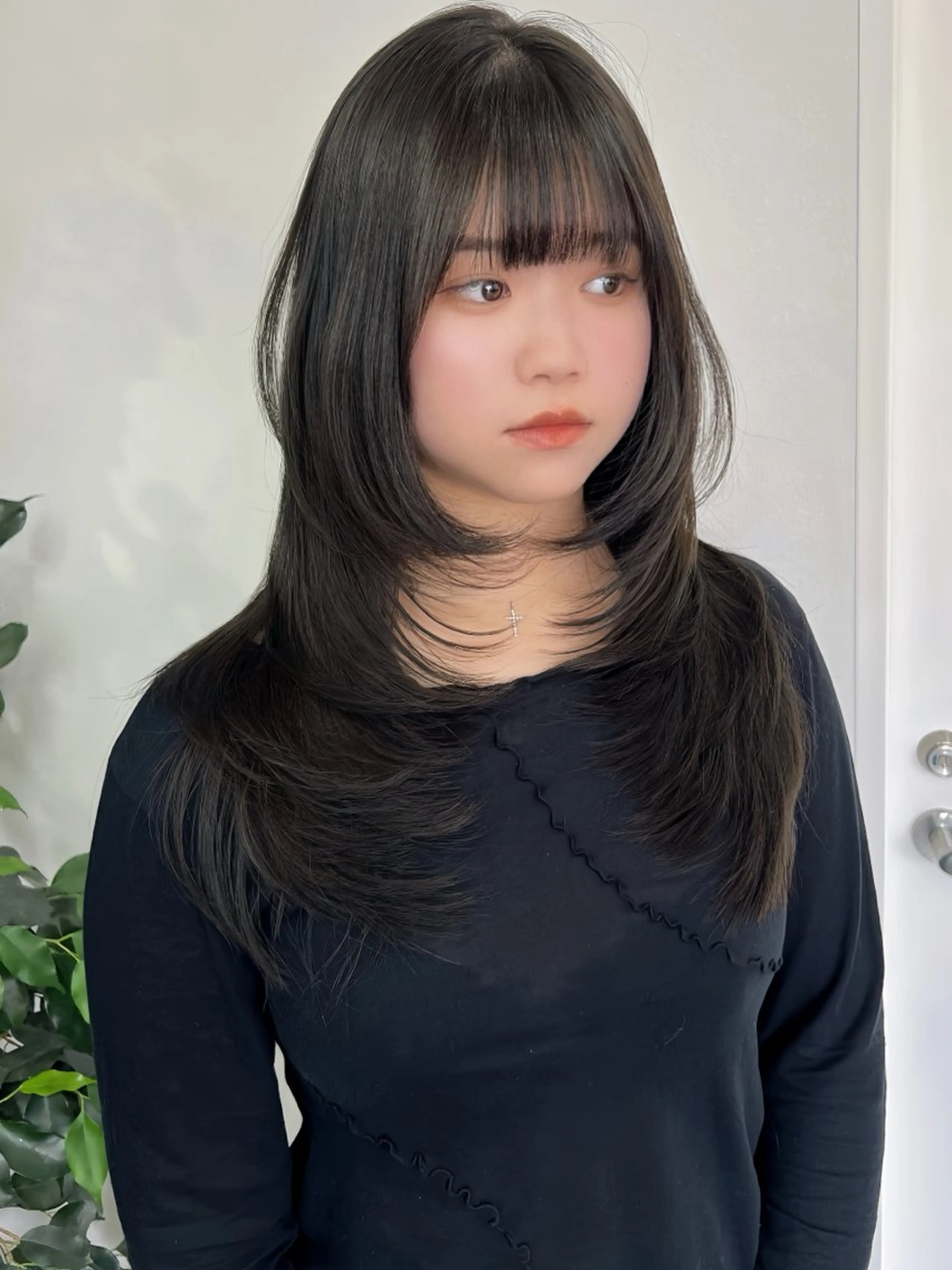 セミロング カラー カット ヘアカラー トリートメント レイヤー/髪質改善 SOA大槻 純也のヘアスタイル