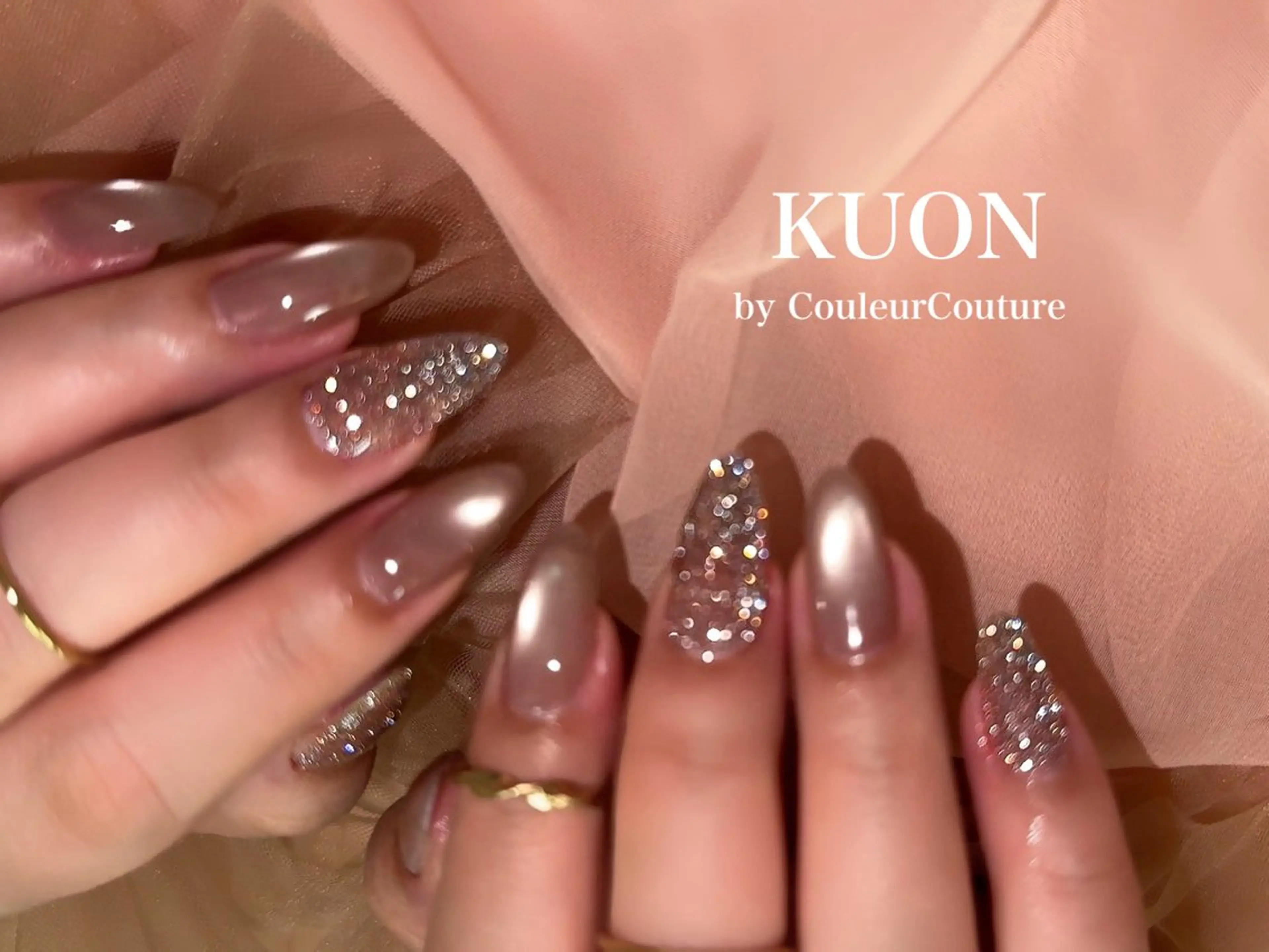 自爪ジェルマグネット＋キラキラ輝くフラッシュラメ2種類チョイス　オフ込みの写真