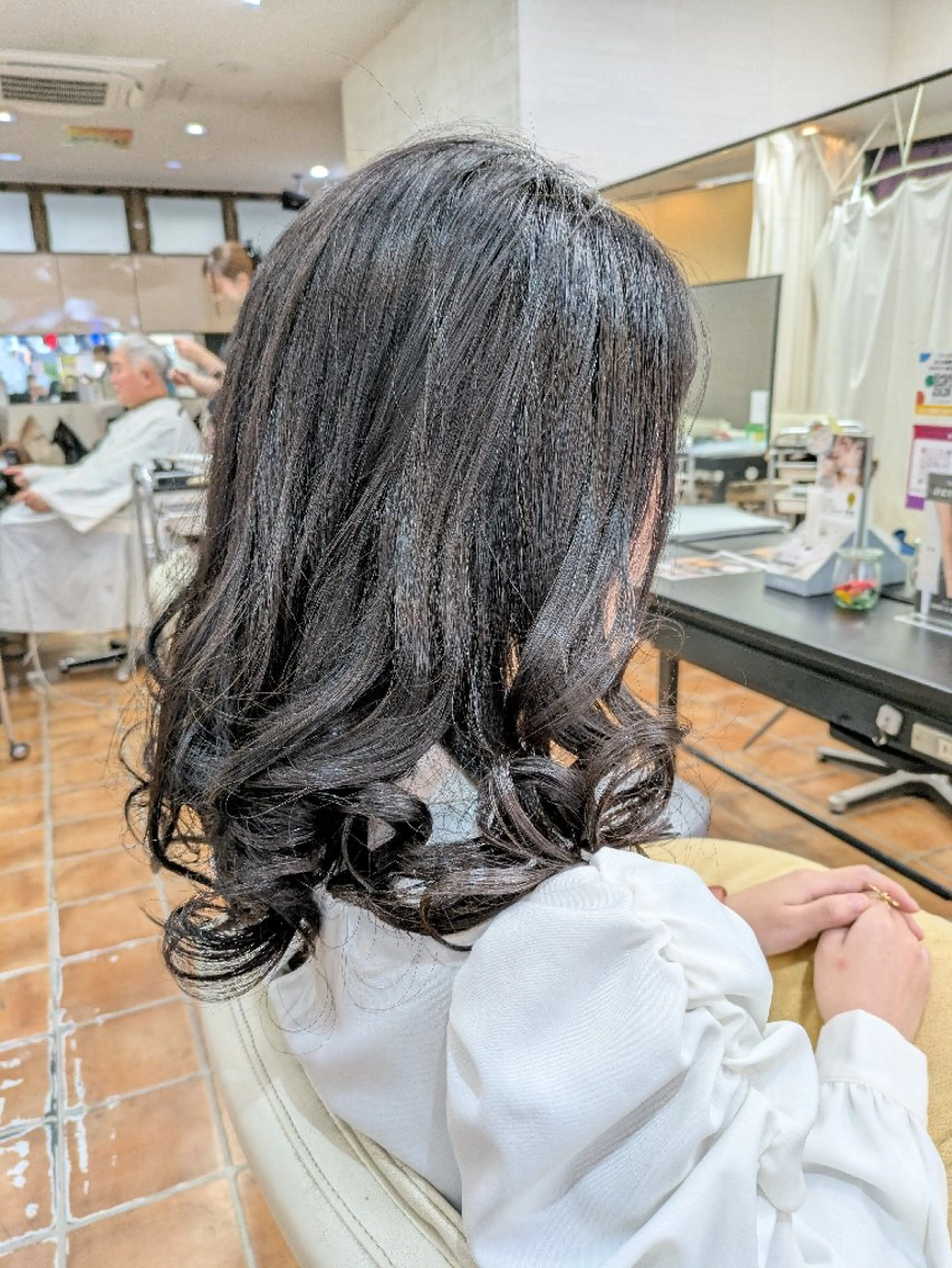 お出掛け前に♪ヘアアレンジの写真