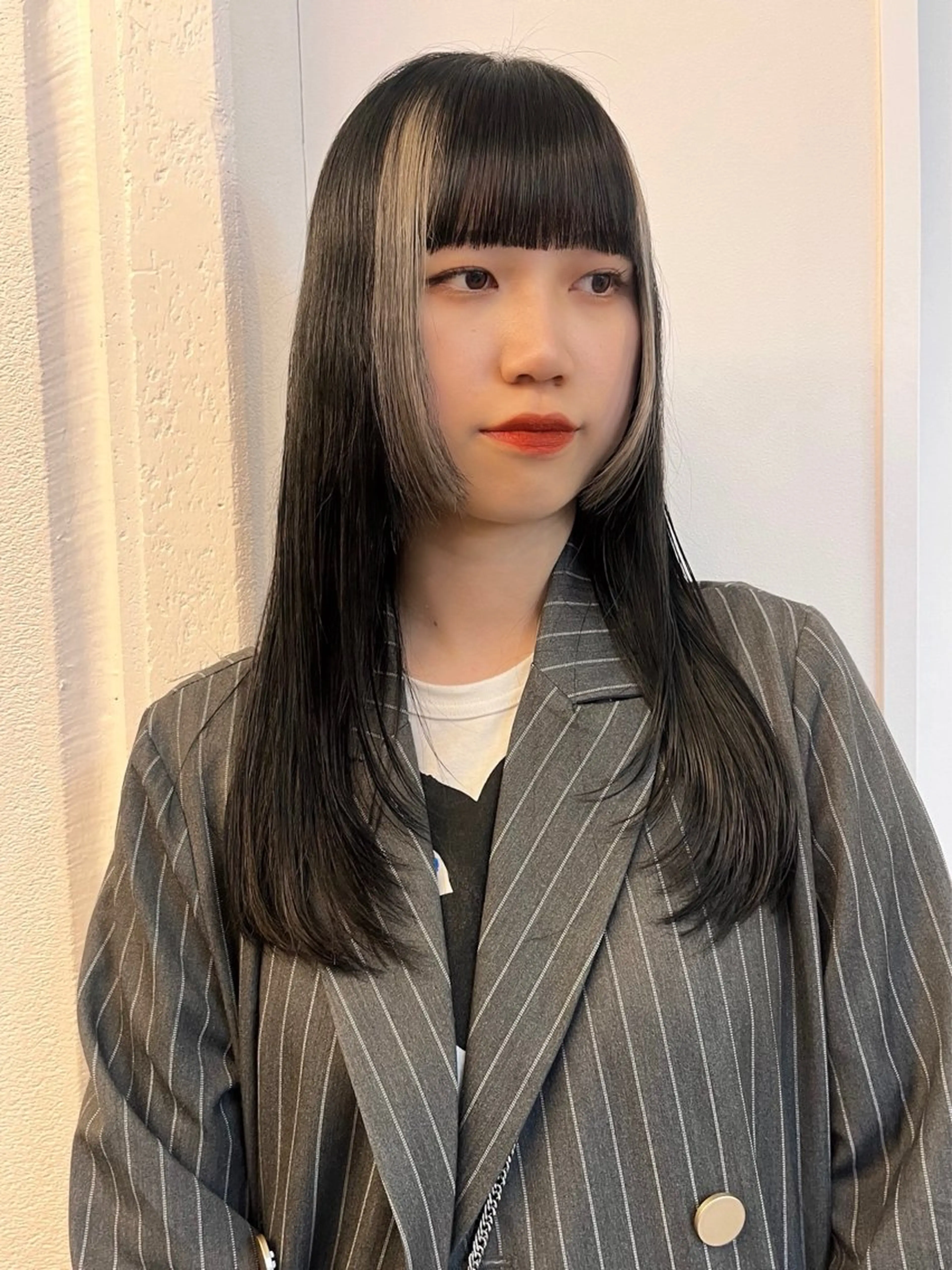 ロング カラー 姫カット レイヤーカット/韓国 ヘア/ honokaのヘアスタイル