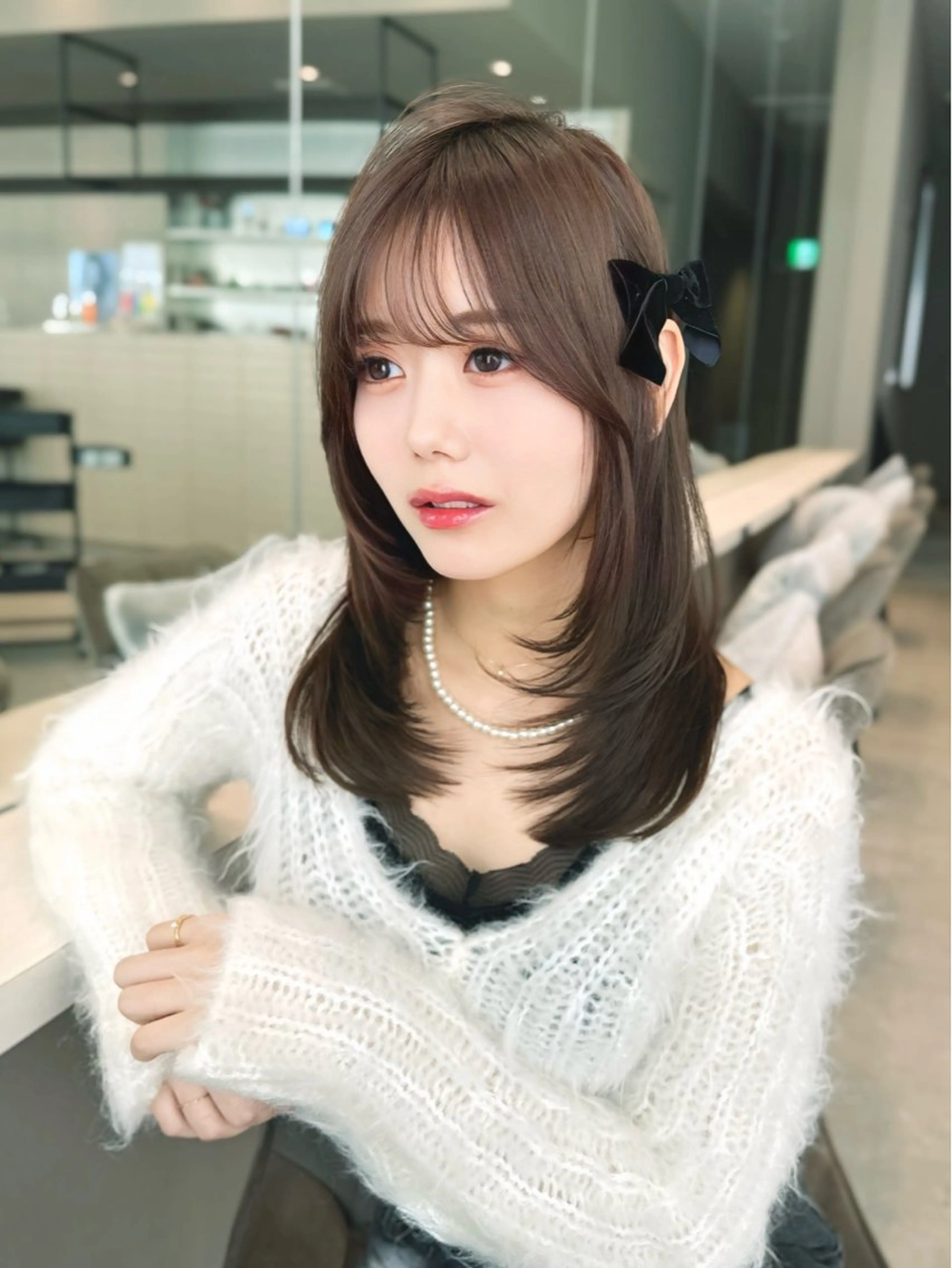 セミロング カラー MIKU /ボブ/外ハネボブのヘアスタイル