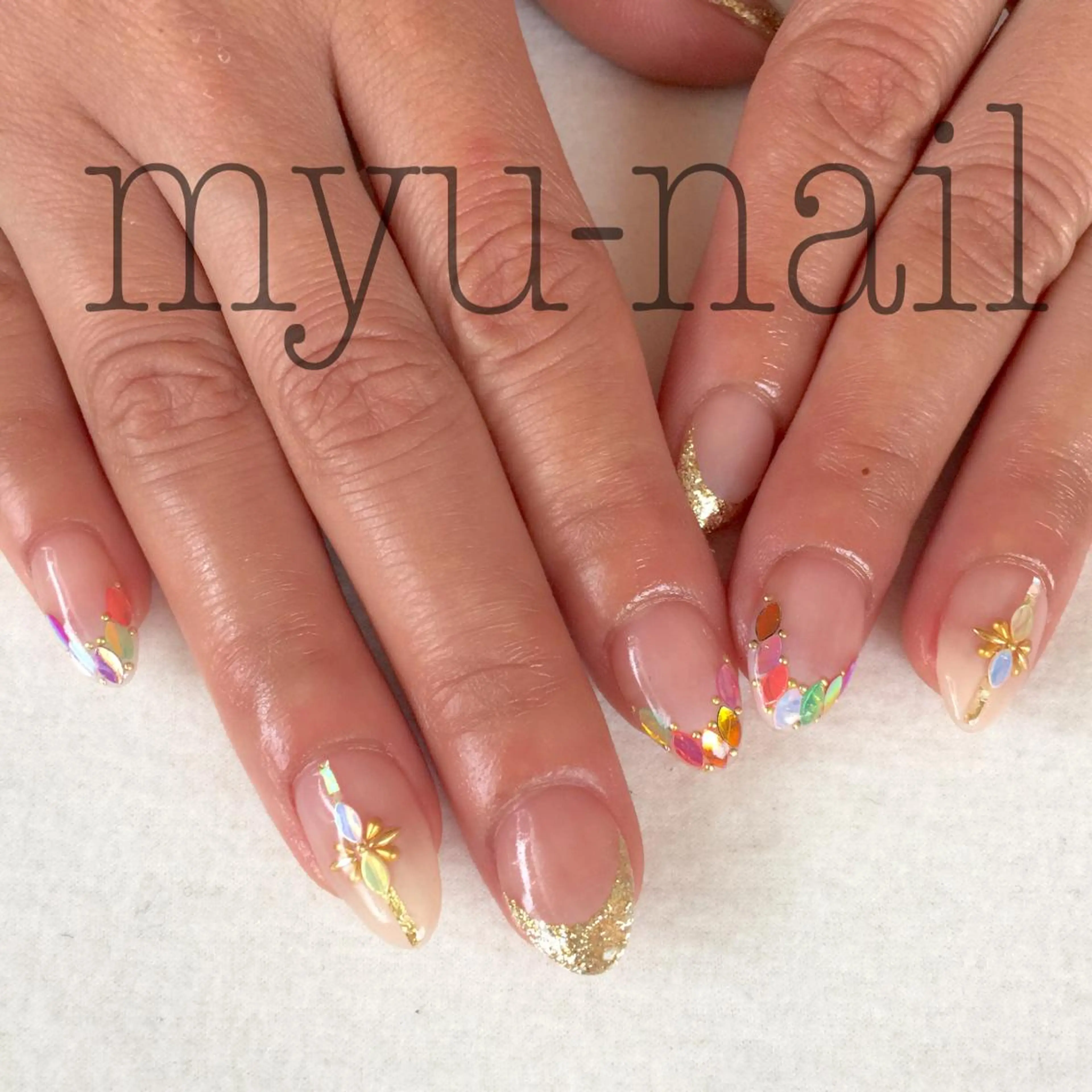 ネイル ハンドネイル ホームサロン myu-nailのネイルデザイン