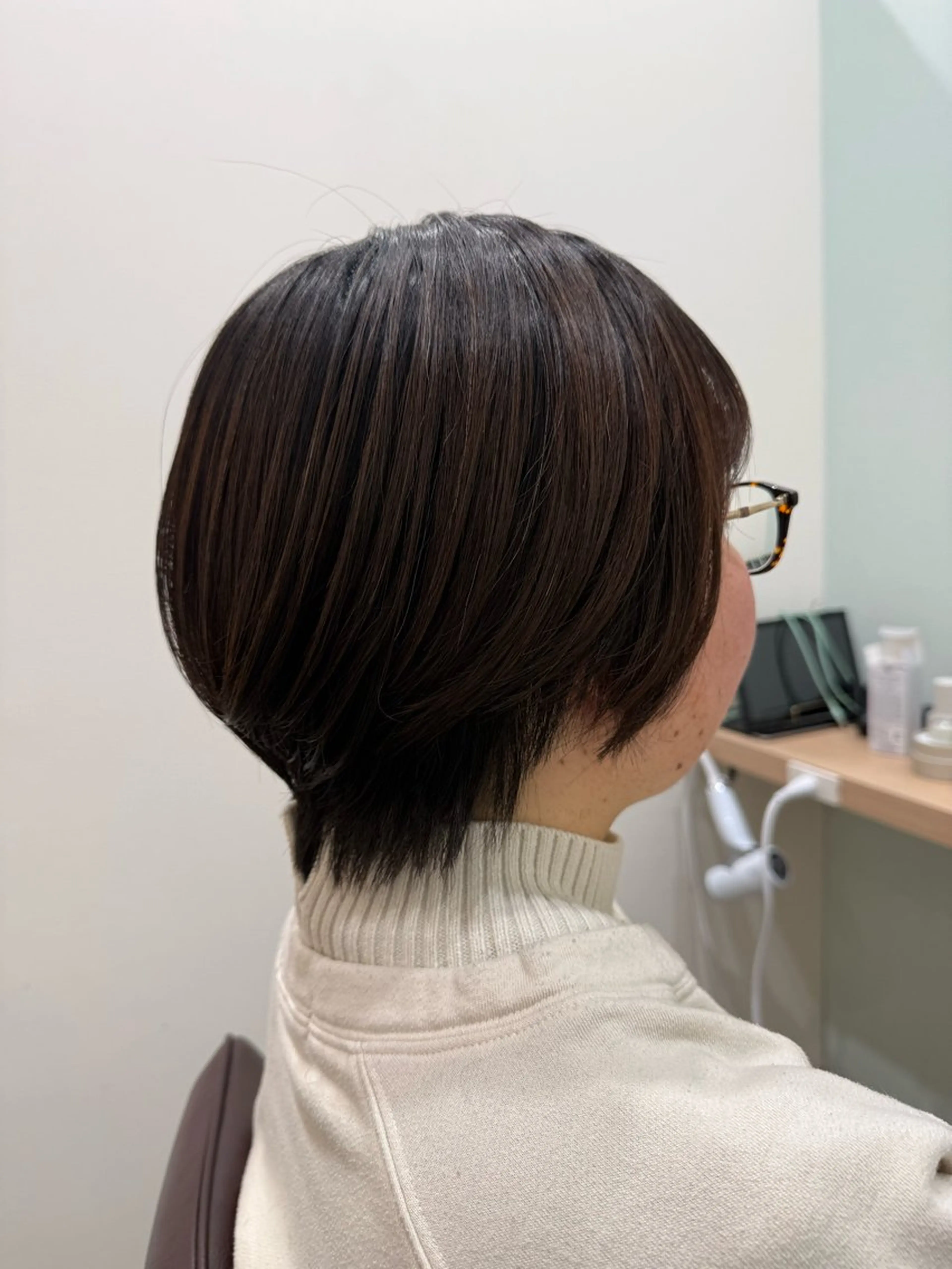 ショート ショートボブ 丸みショート ボブ ショートヘア カット 伊藤 優里のヘアスタイル