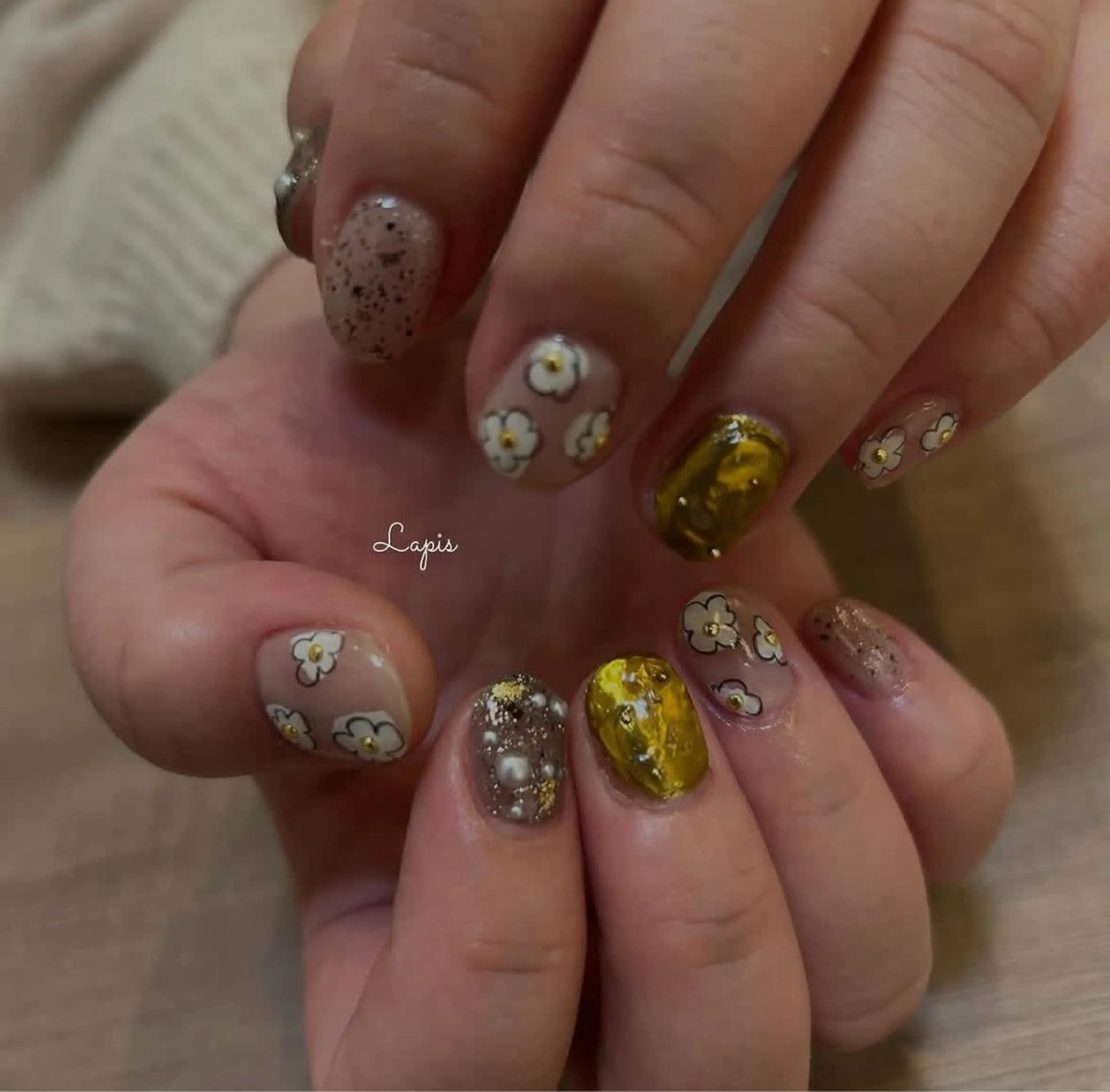 ネイル ハンドネイル Lapis *のネイルデザイン