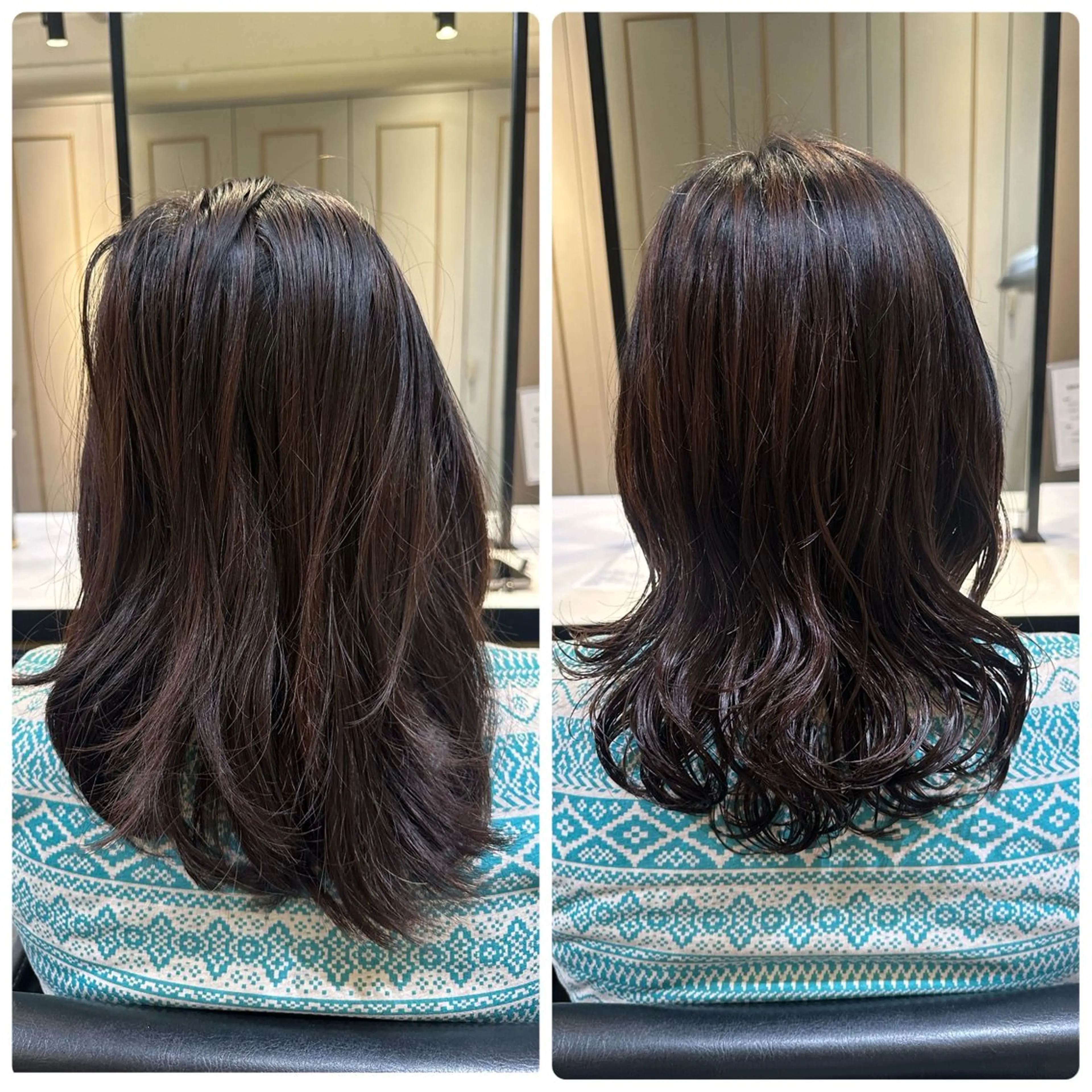 ミディアム パーマ ミディアムパーマ レイヤーカット 👑パーマ/ ショート👑拓海のヘアスタイル