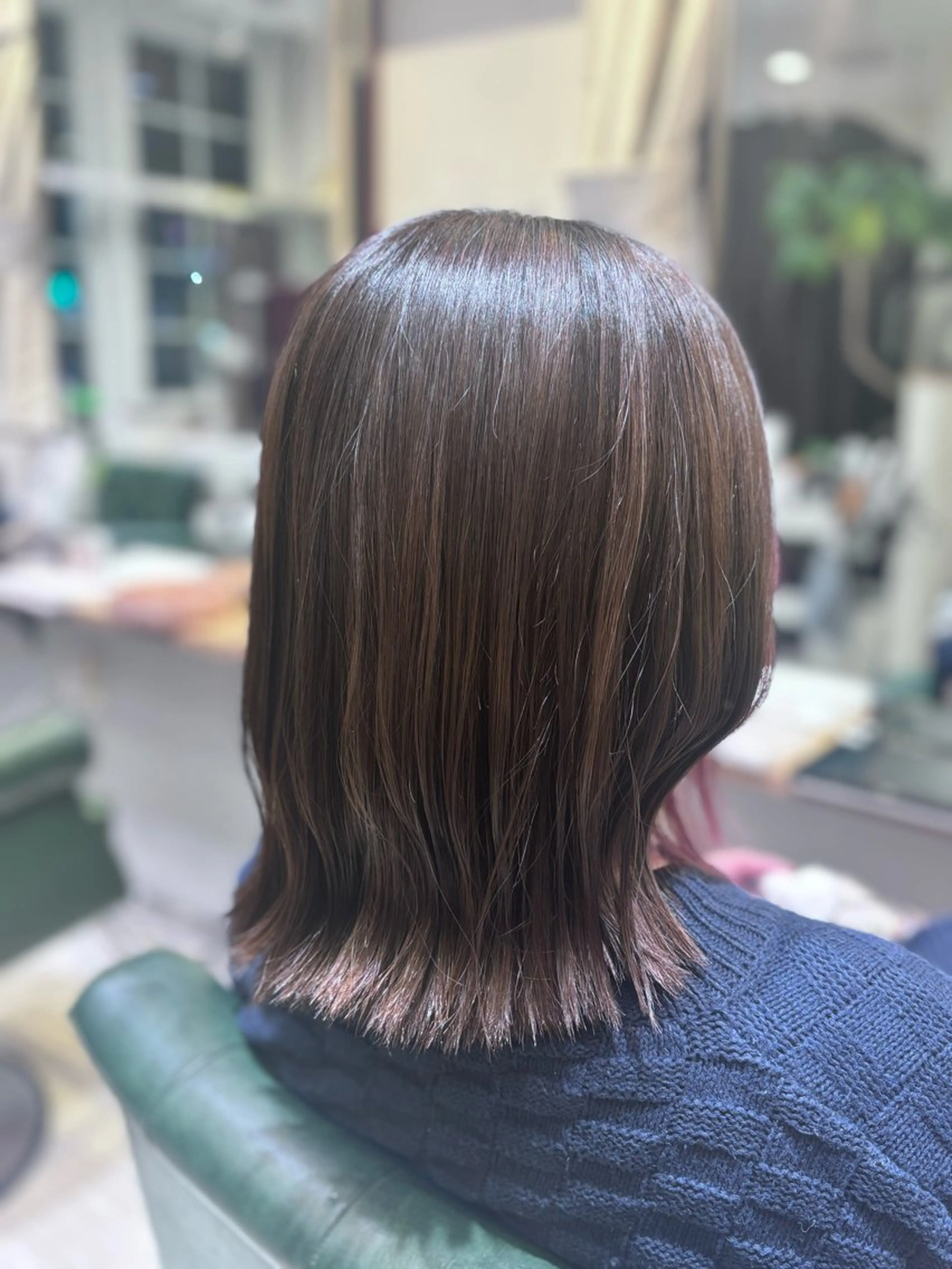 ミディアム カット laffin❁ななみ /パーマスタイルのヘアスタイル