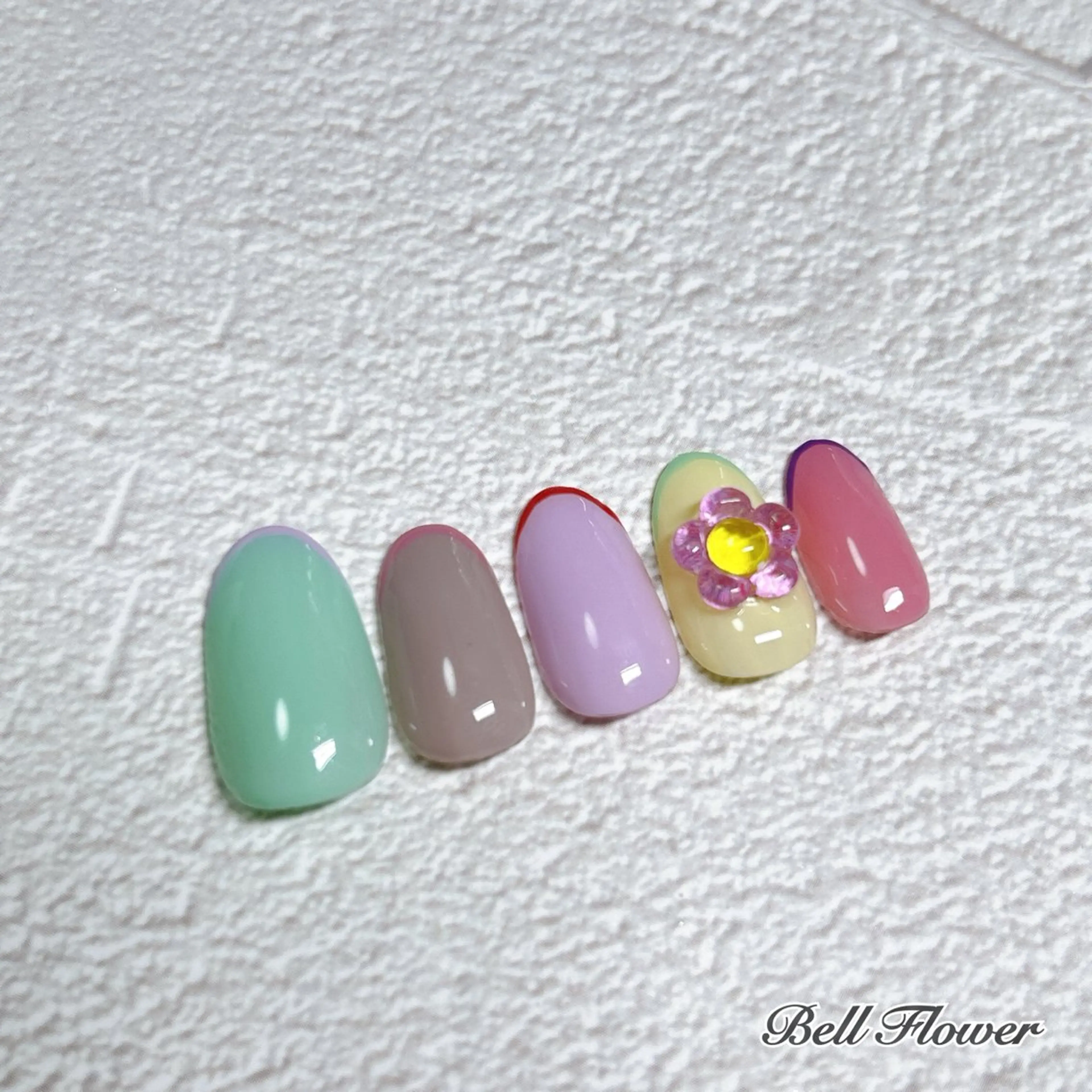 ネイル ハンドネイル Bell Flowerのネイルデザイン