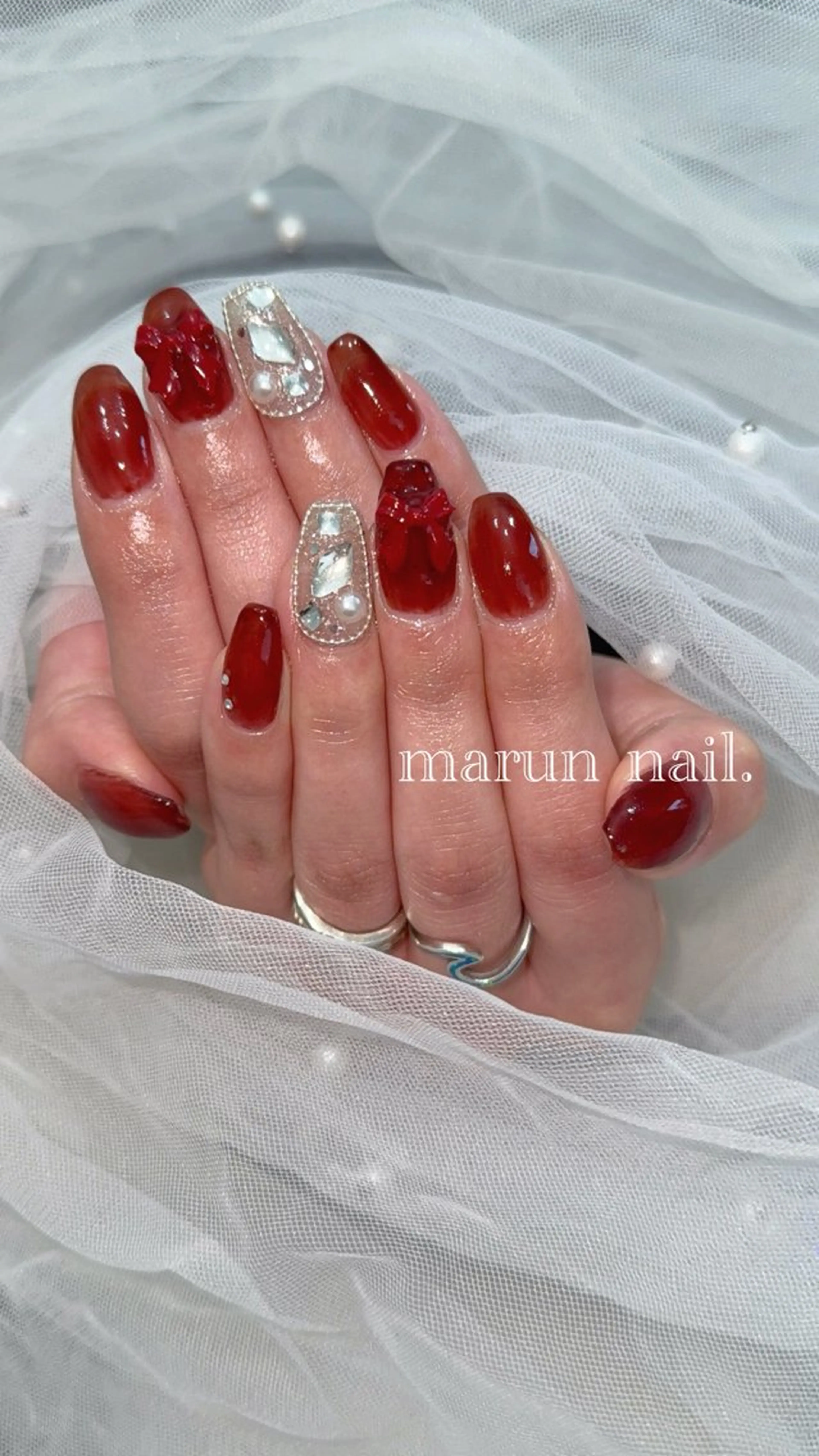 ネイル ハンドネイル marun._ megumi.のネイルデザイン