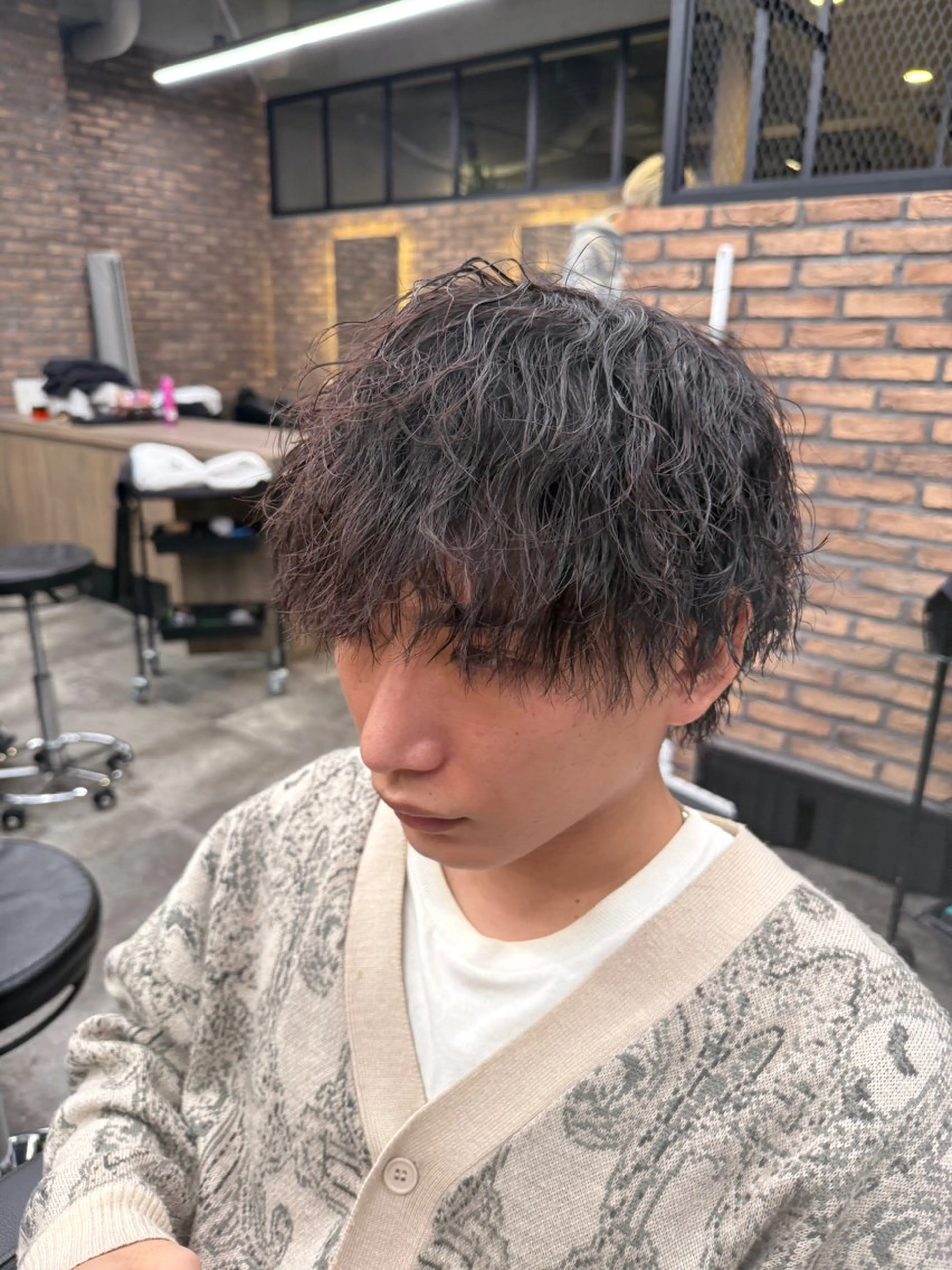 パーマ メンズ カット パーマ パーマ特化/ MANARUのヘアスタイル