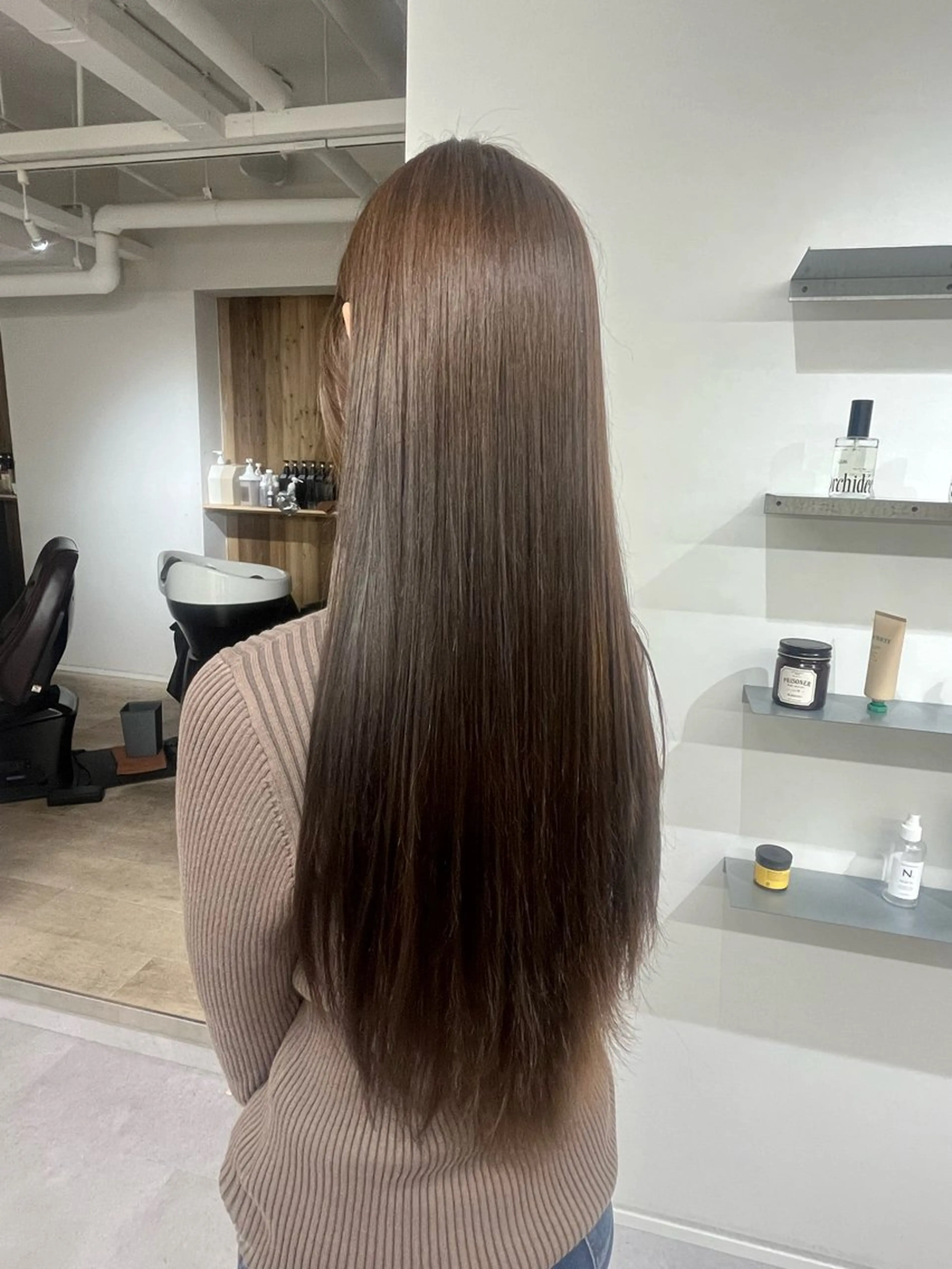 カラー ヘアカラー ひな‪‪︎/暖色 柔color🫧のヘアスタイル