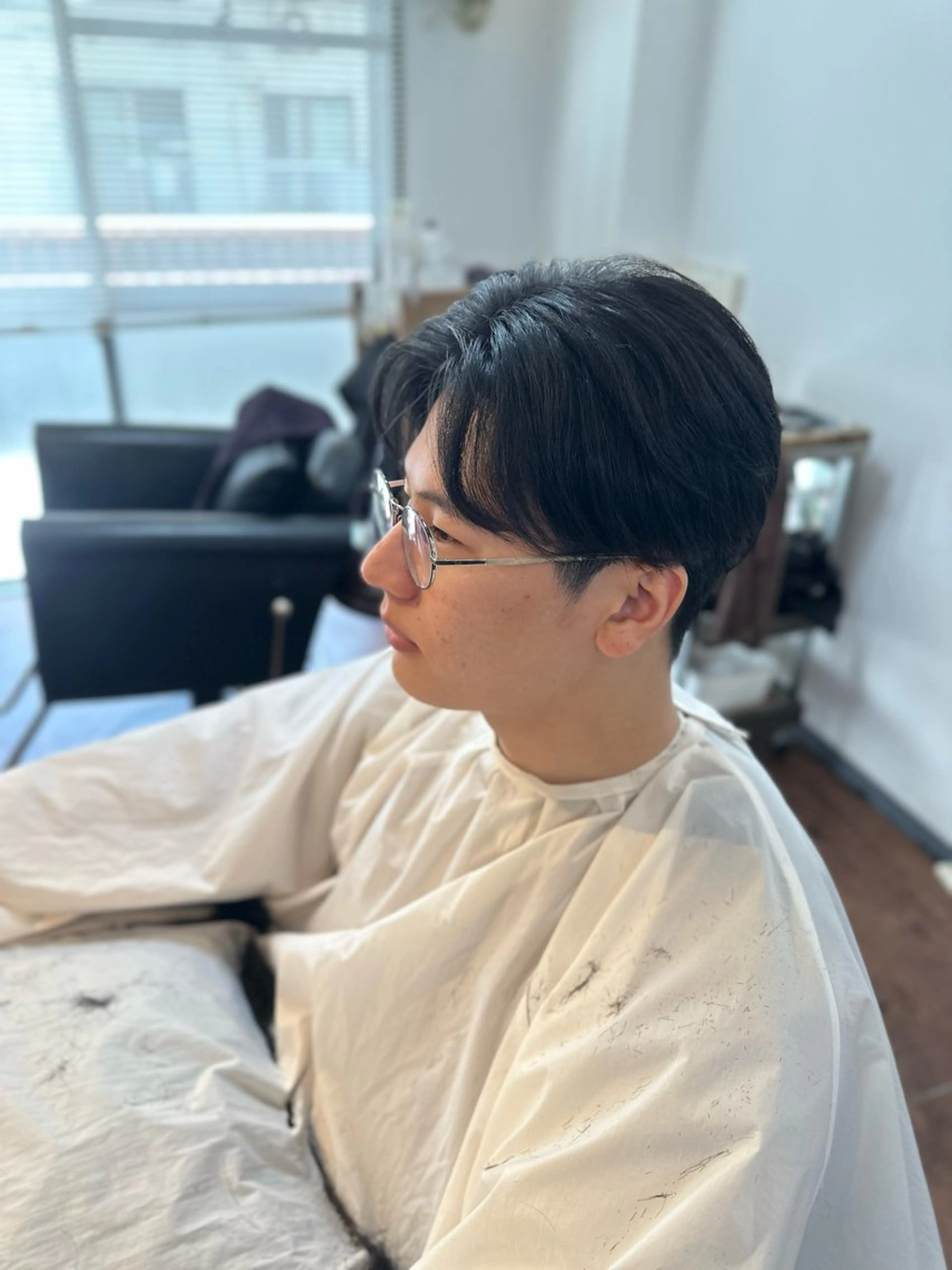 ミディアム メンズ センターパート カット Luzir⭐︎ GEN⭐︎のヘアスタイル
