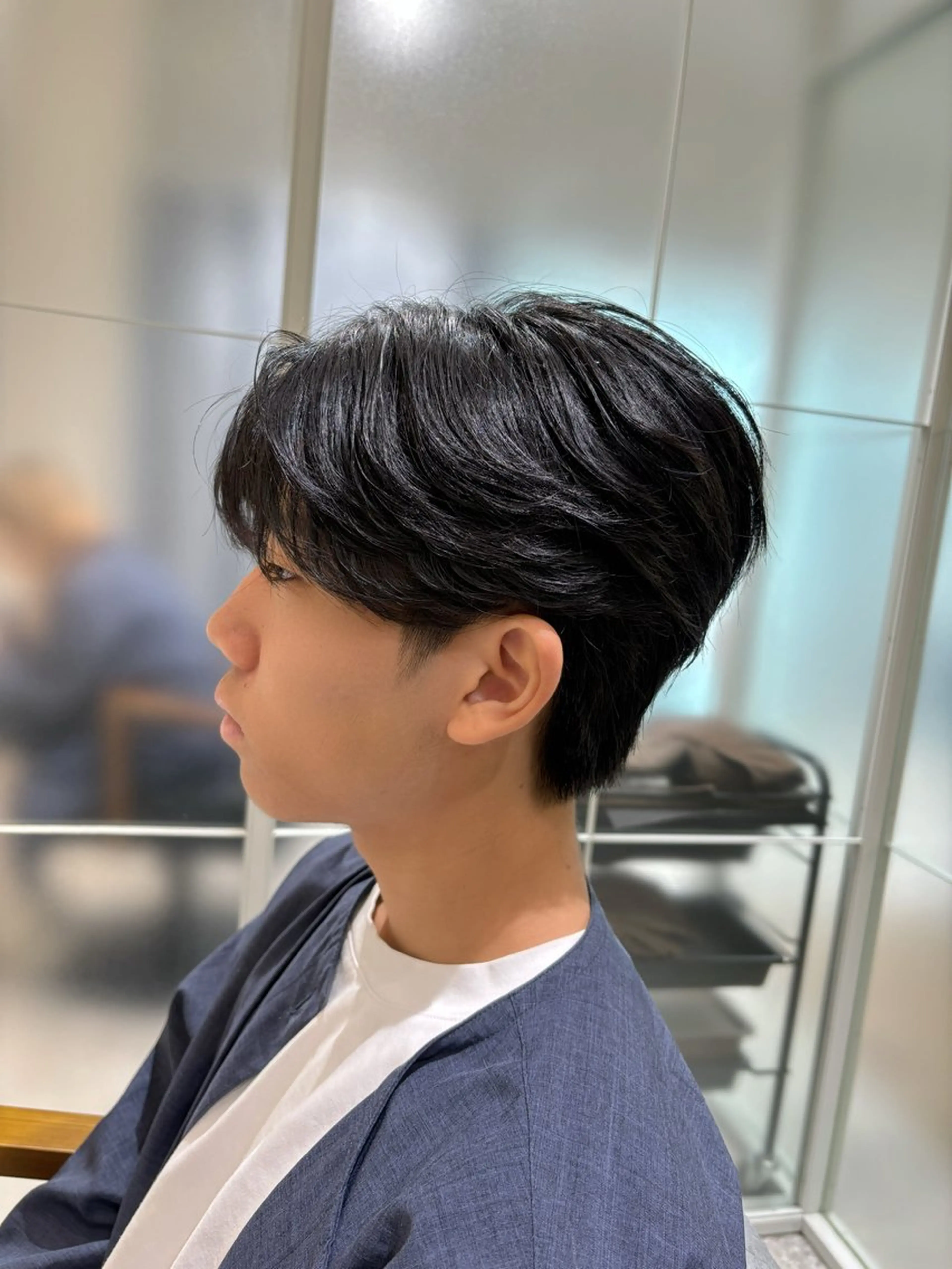 ショート パーマ メンズ [渋谷美容師] 玲弥のヘアスタイル