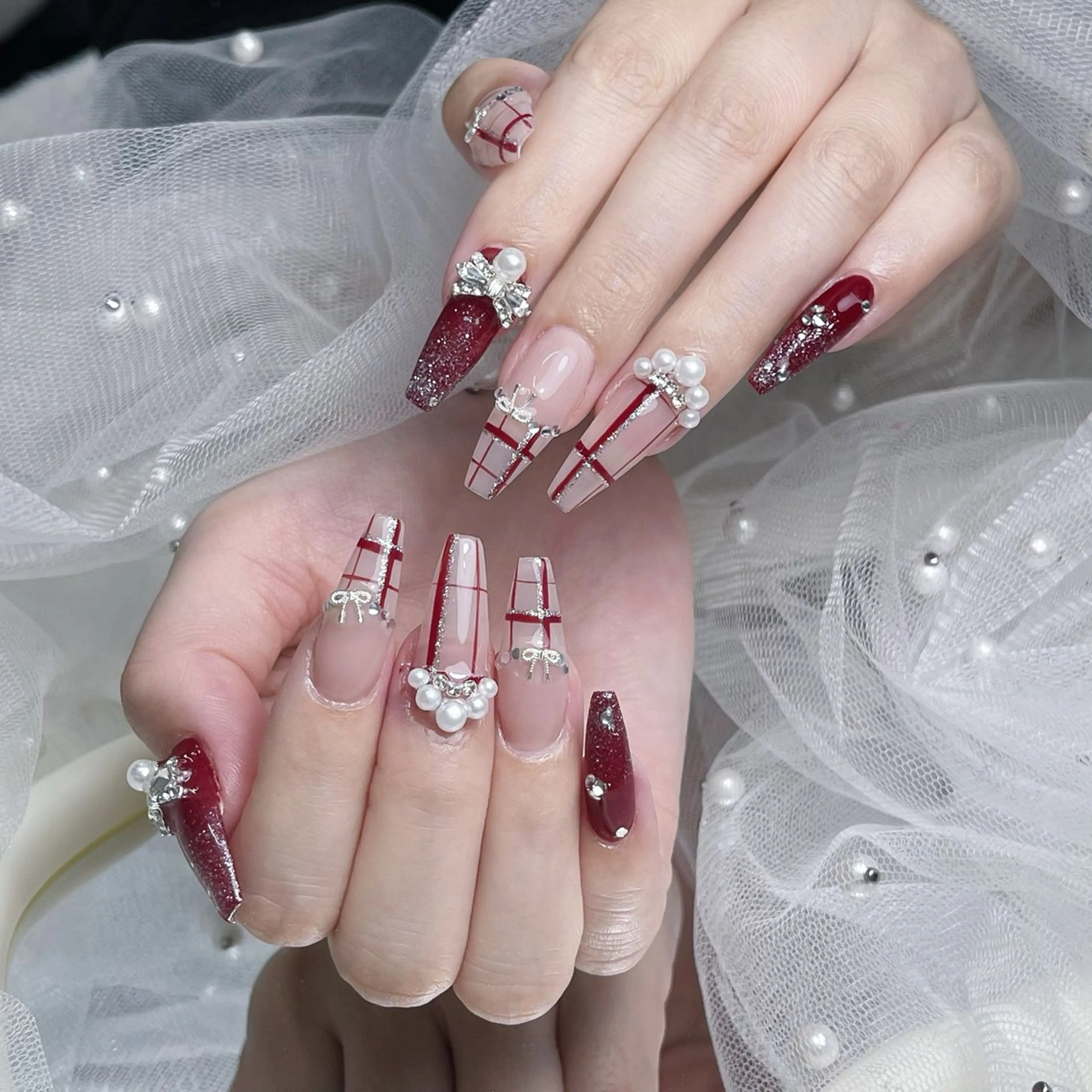 ネイル 韓国ネイル ロングネイル マグネットネイル シンプルネイル ワンホンネイル ハンドネイル JOSIE nail studioのネイルデザイン