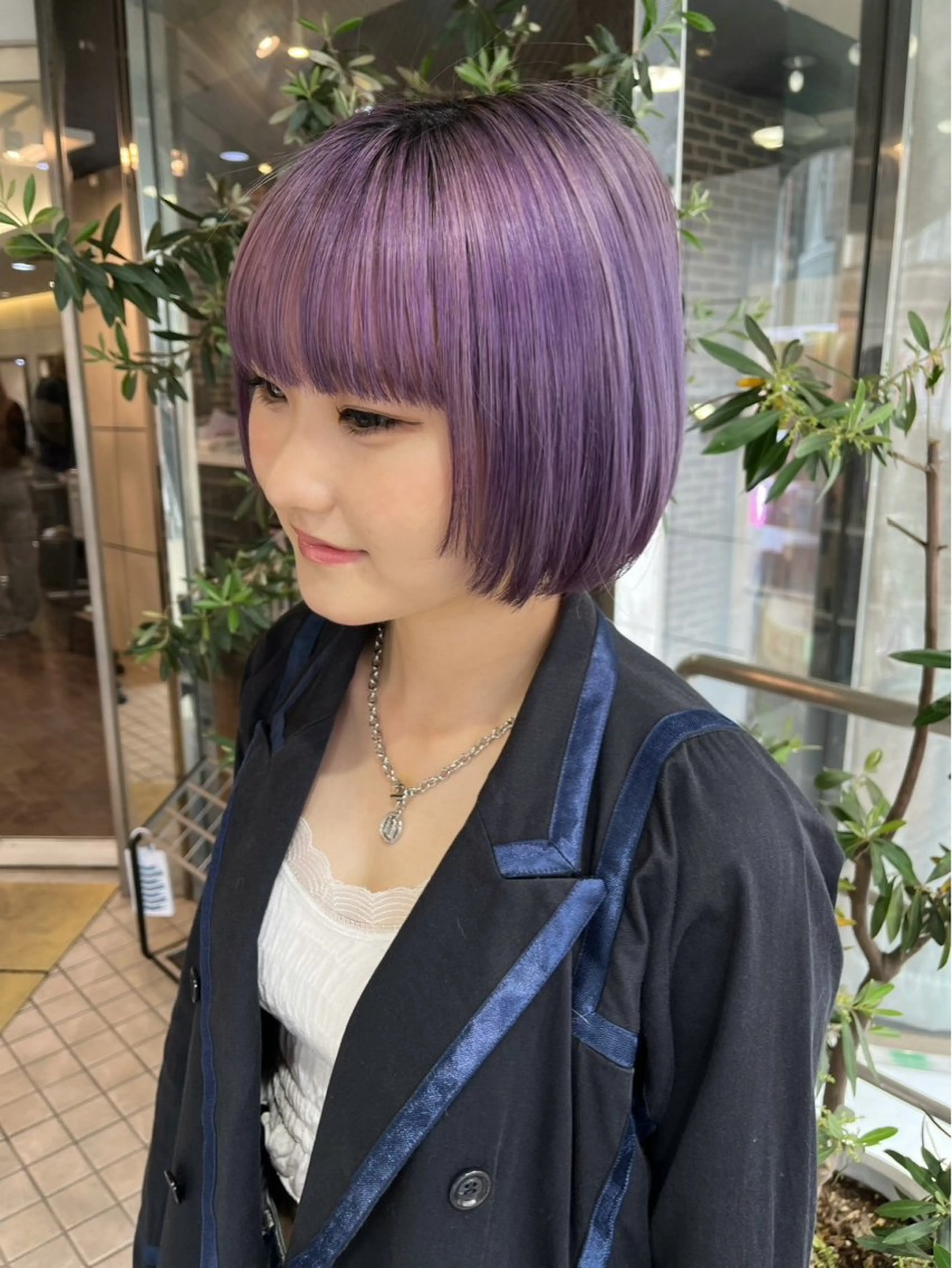 ショート カラー ブリーチ ダブルカラー ハイトーンカラー ラベンダーカラー ブリーチなしカラー ヘアカラー トリートメント ヘッドスパ 似合わせカット/ メンズ/ココネ⭐️のヘアスタイル